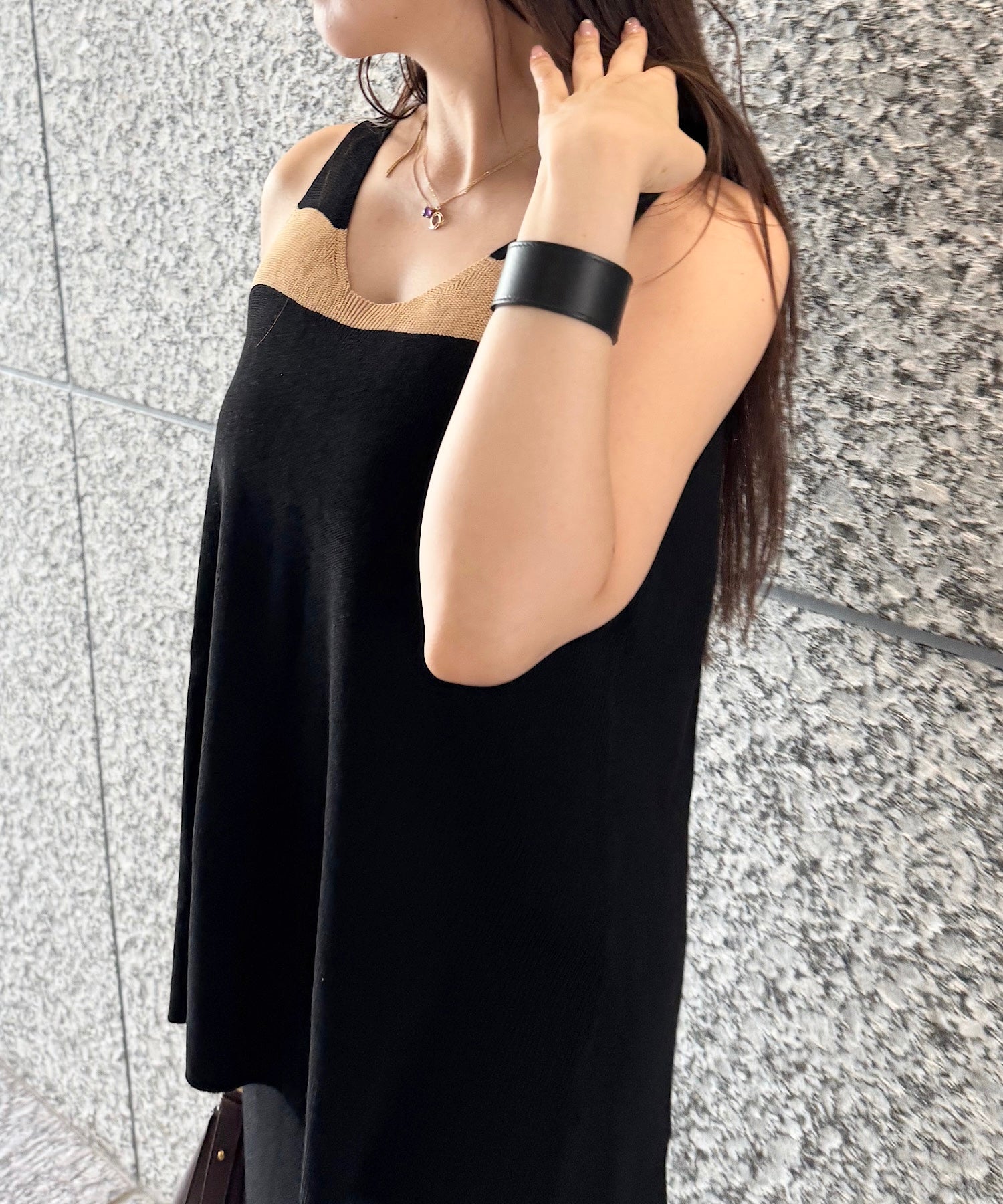 ウェーブラインニットセットアップ【先行予約 GRY/8月中 BLK/8月20日ごろまでにお届け】