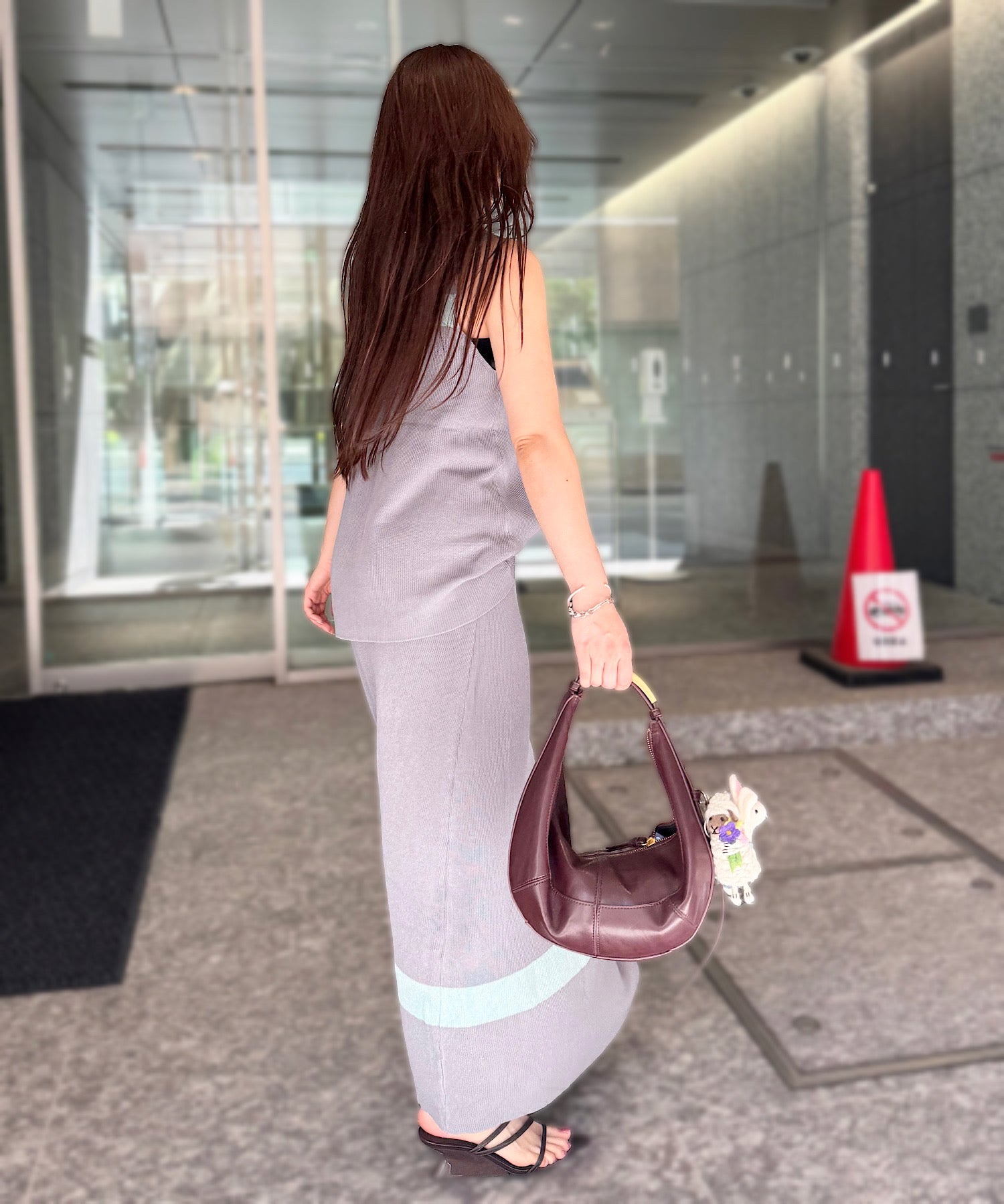 ウェーブラインニットセットアップ