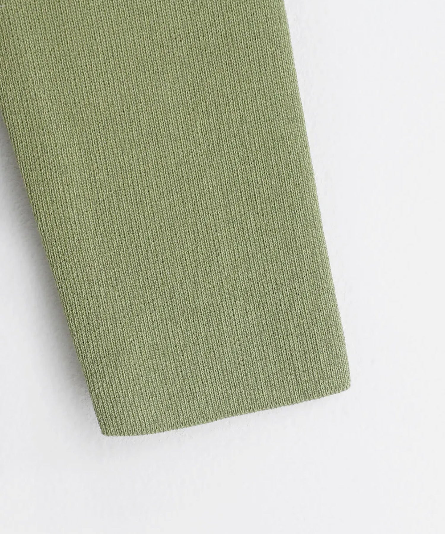 スクエアネック リブワンピース