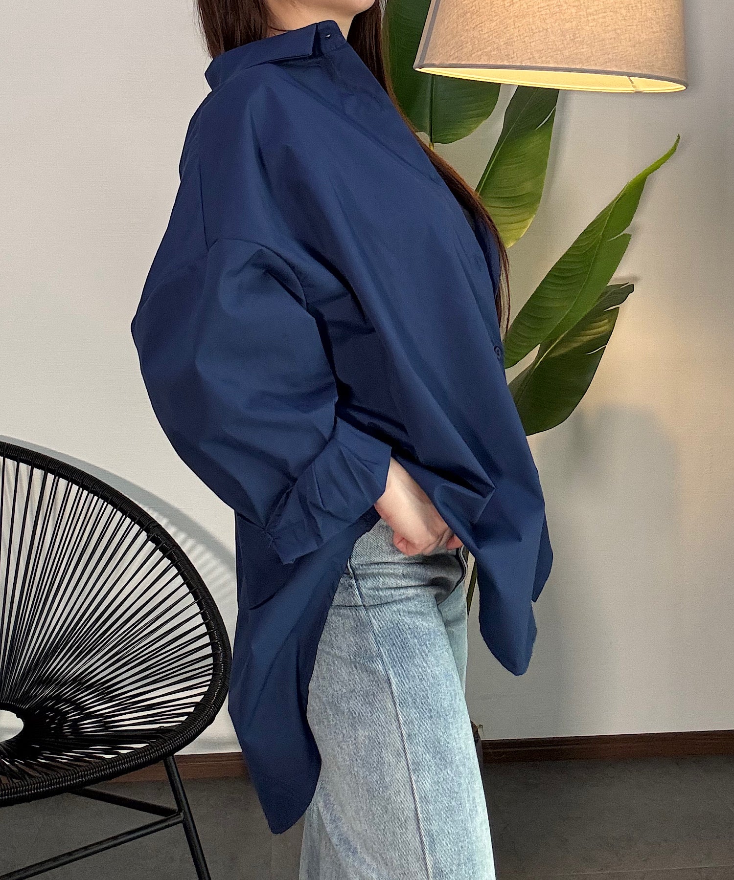 オーバーフィットシャツ