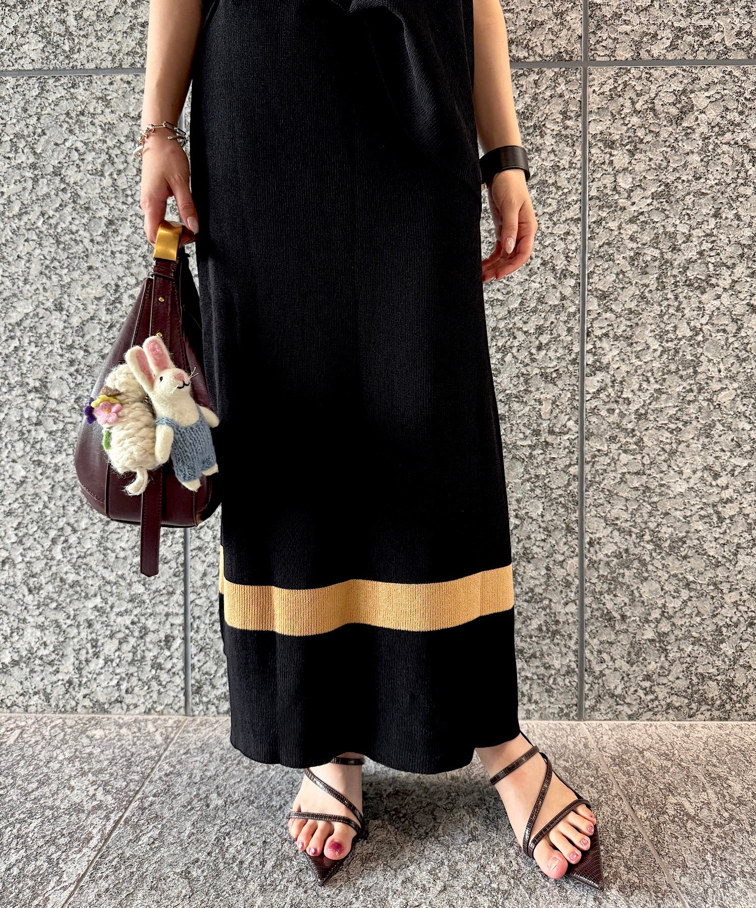 ウェーブラインニットセットアップ