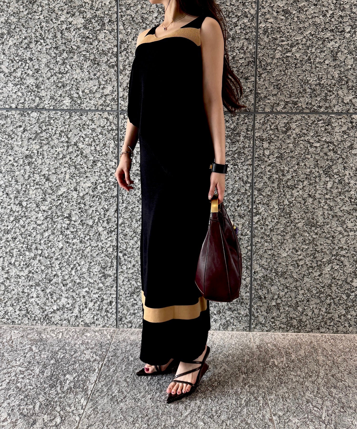 ウェーブラインニットセットアップ