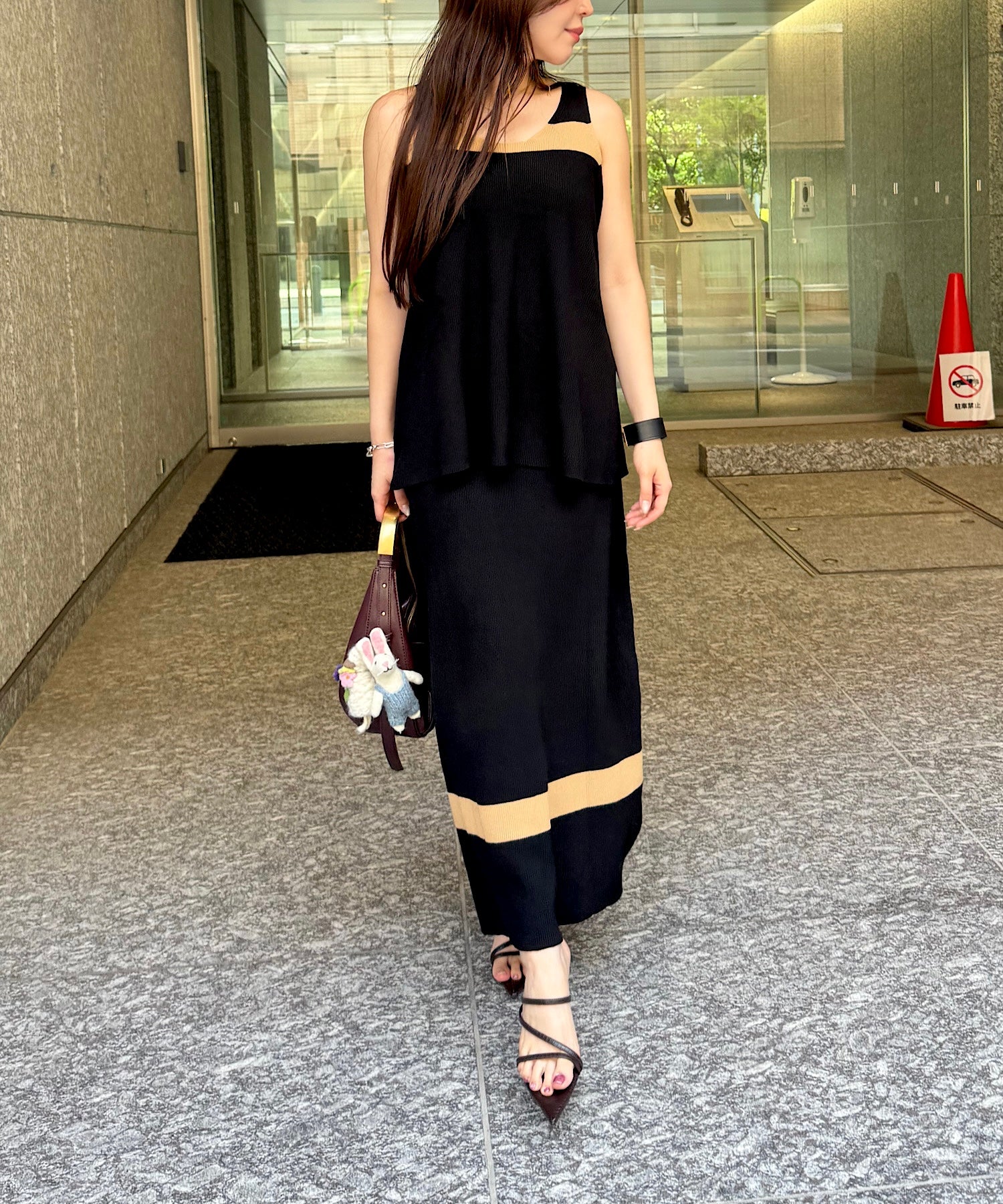 ウェーブラインニットセットアップ