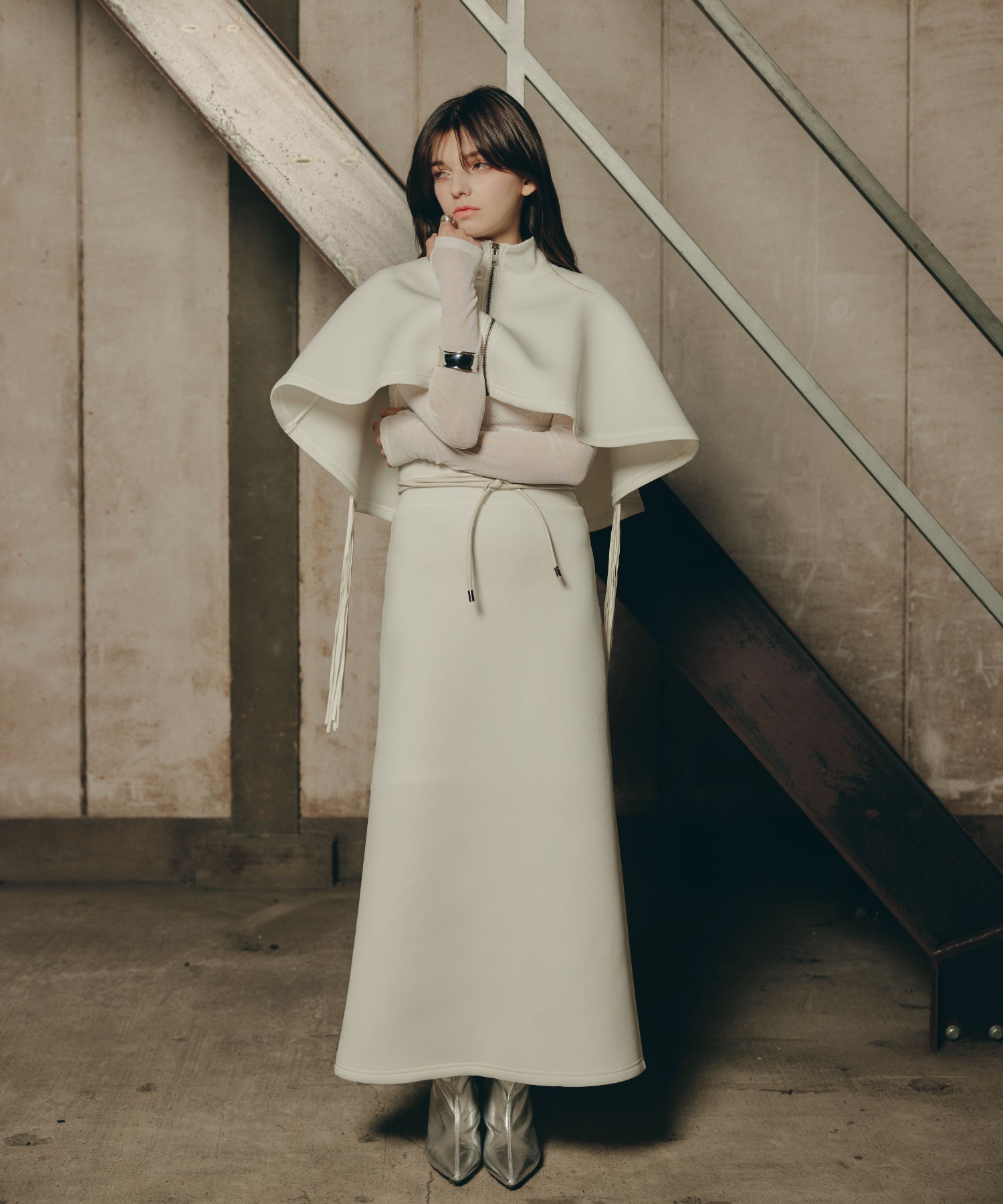 Fringe Cape set up/フリンジケープセットアップ