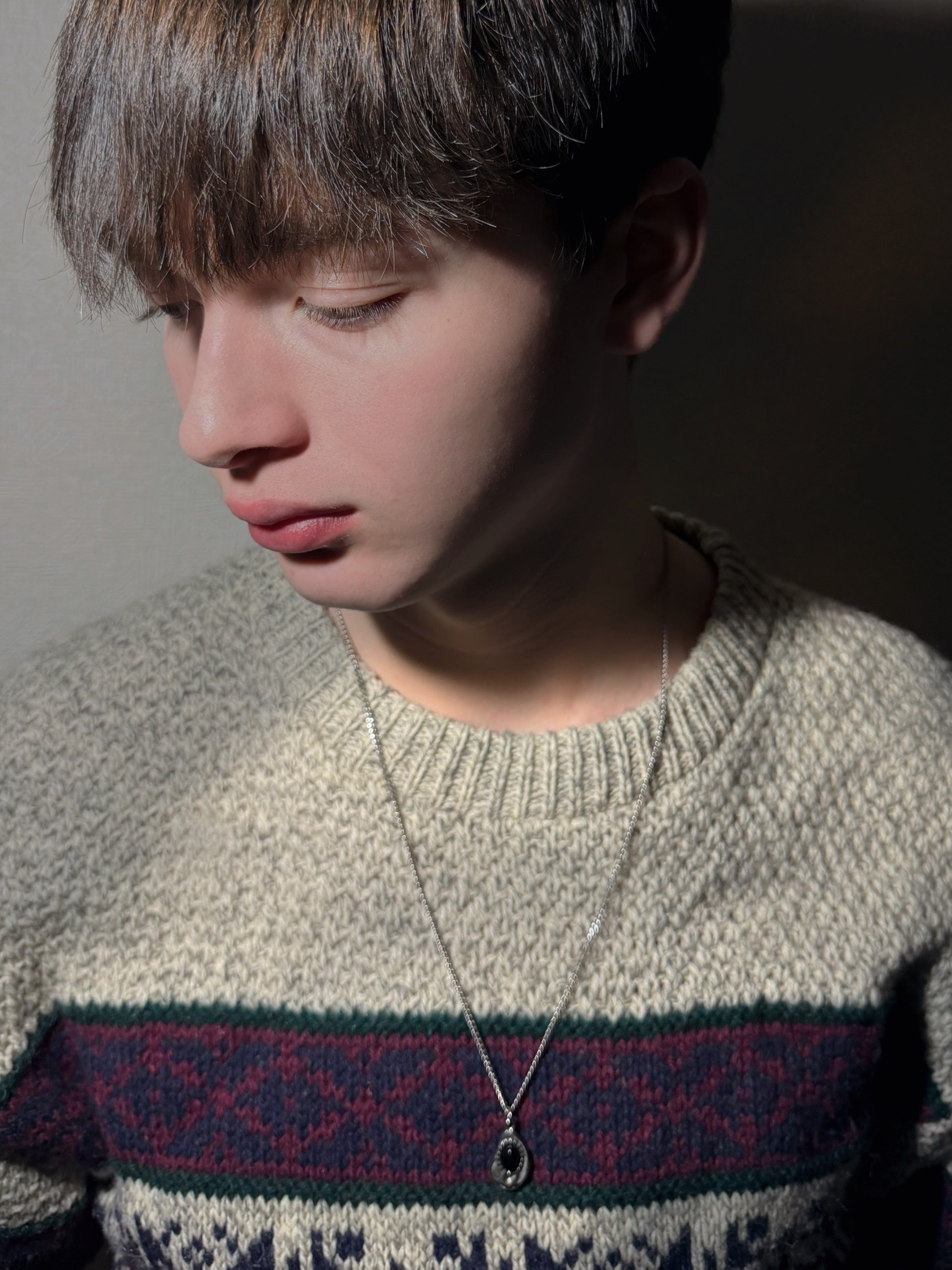 ブラックドロップ 316Lサージカルネックレス– THEO accessory collection –