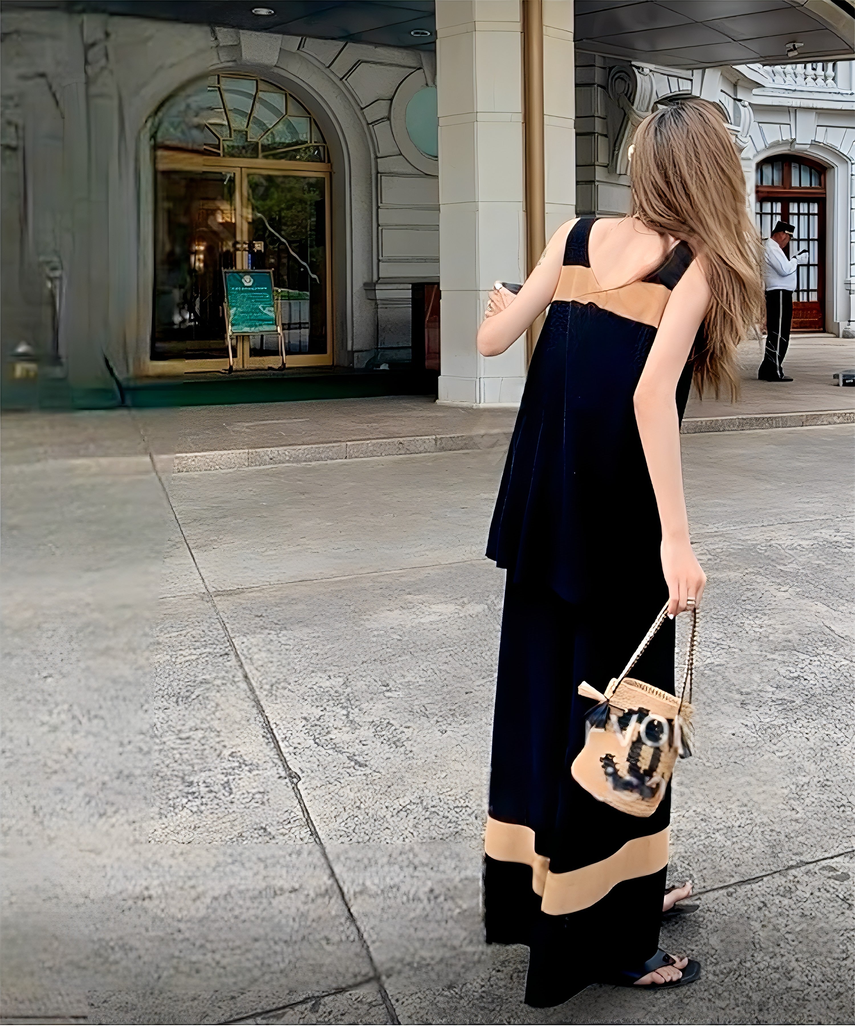 ウェーブラインニットセットアップ