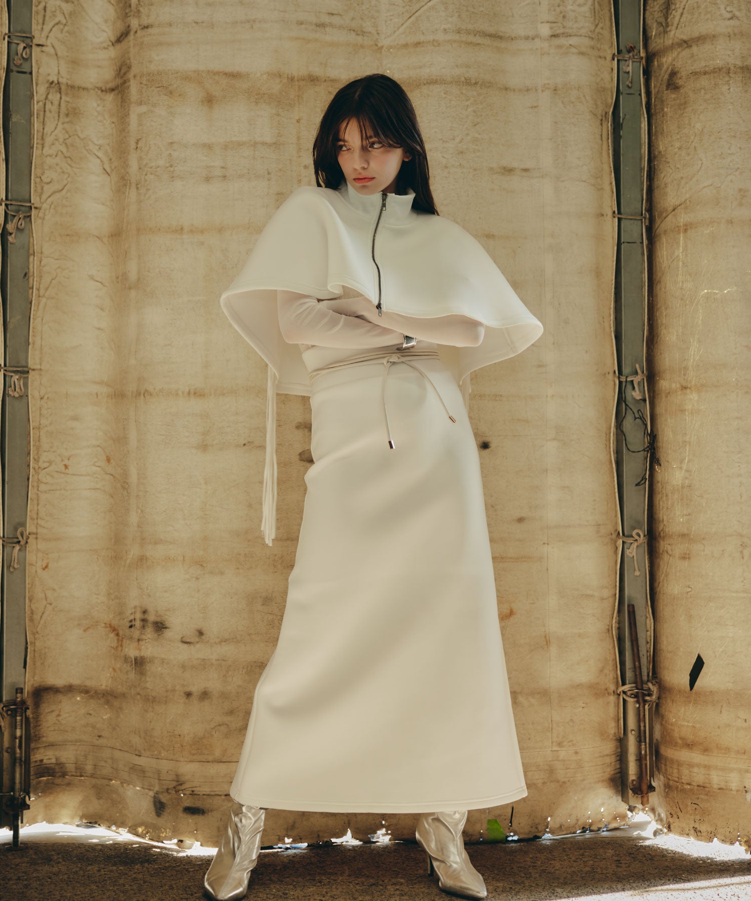 Fringe Cape set up/フリンジケープセットアップ