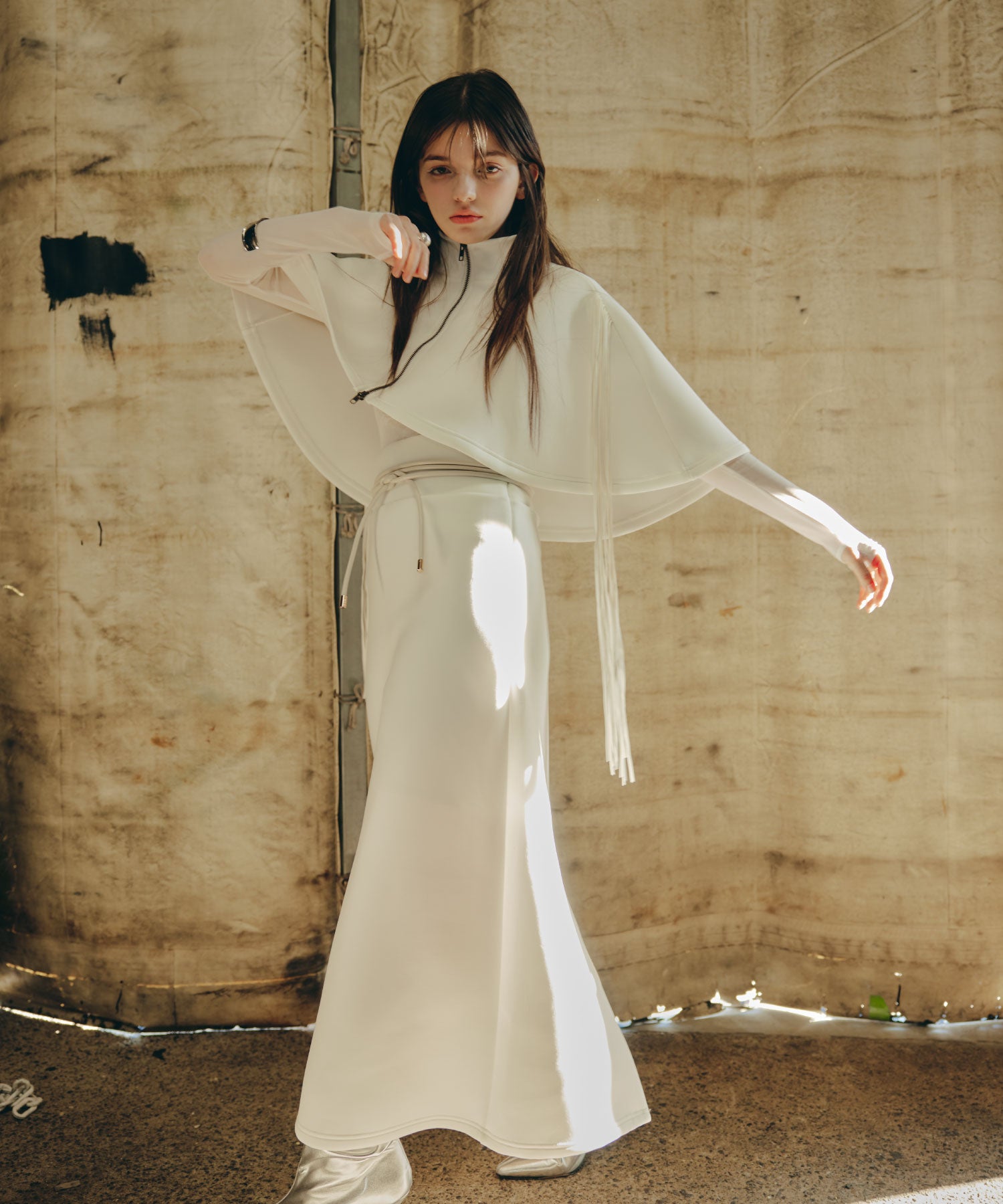 Fringe Cape set up/フリンジケープセットアップ