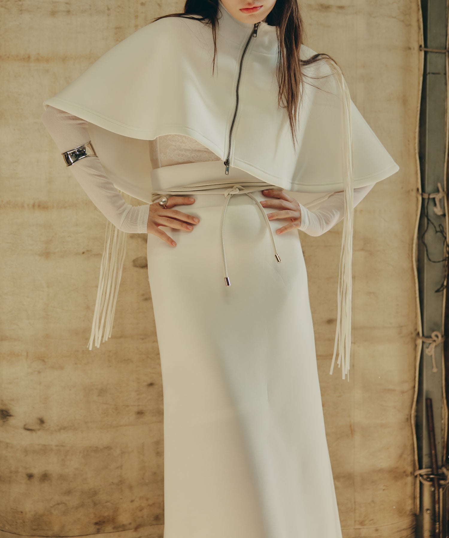 Fringe Cape set up/フリンジケープセットアップ