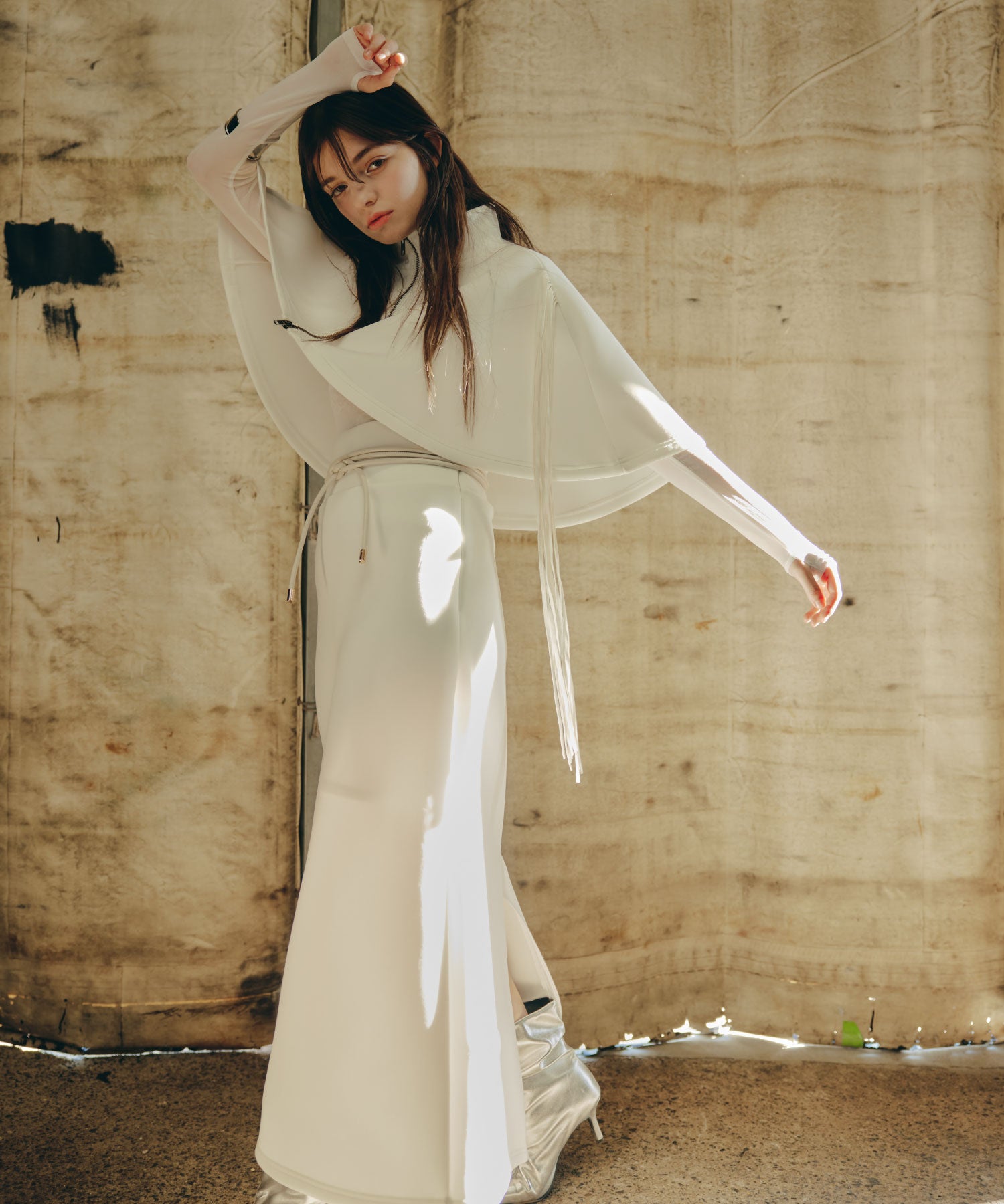 Fringe Cape set up/フリンジケープセットアップ