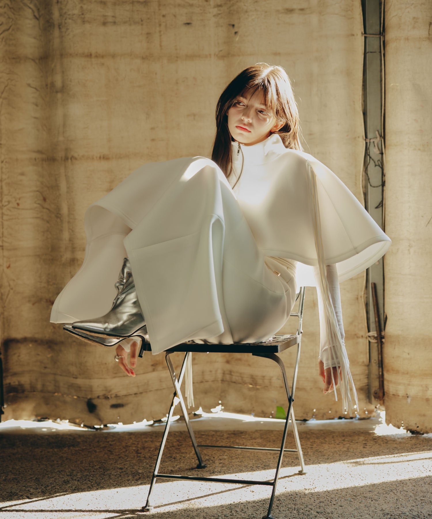 Fringe Cape set up/フリンジケープセットアップ