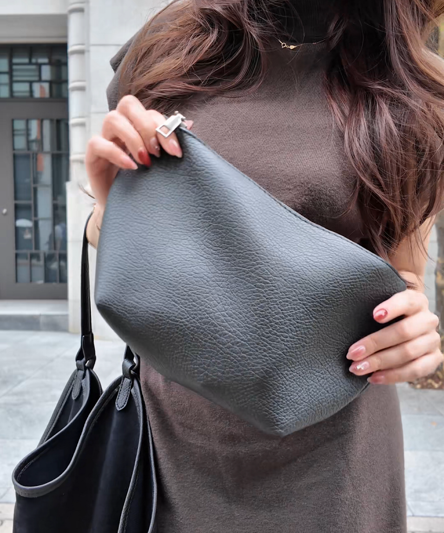 ハイネックニットスカートセット/こんな気温差にちょうどいいニットセット