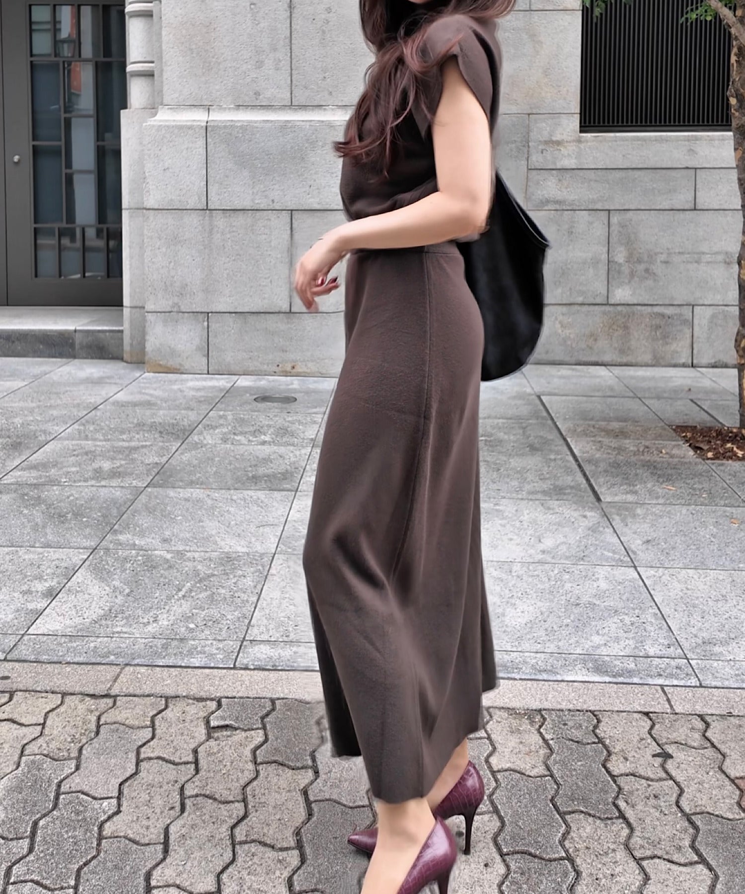 ハイネックニットスカートセット/こんな気温差にちょうどいいニットセット