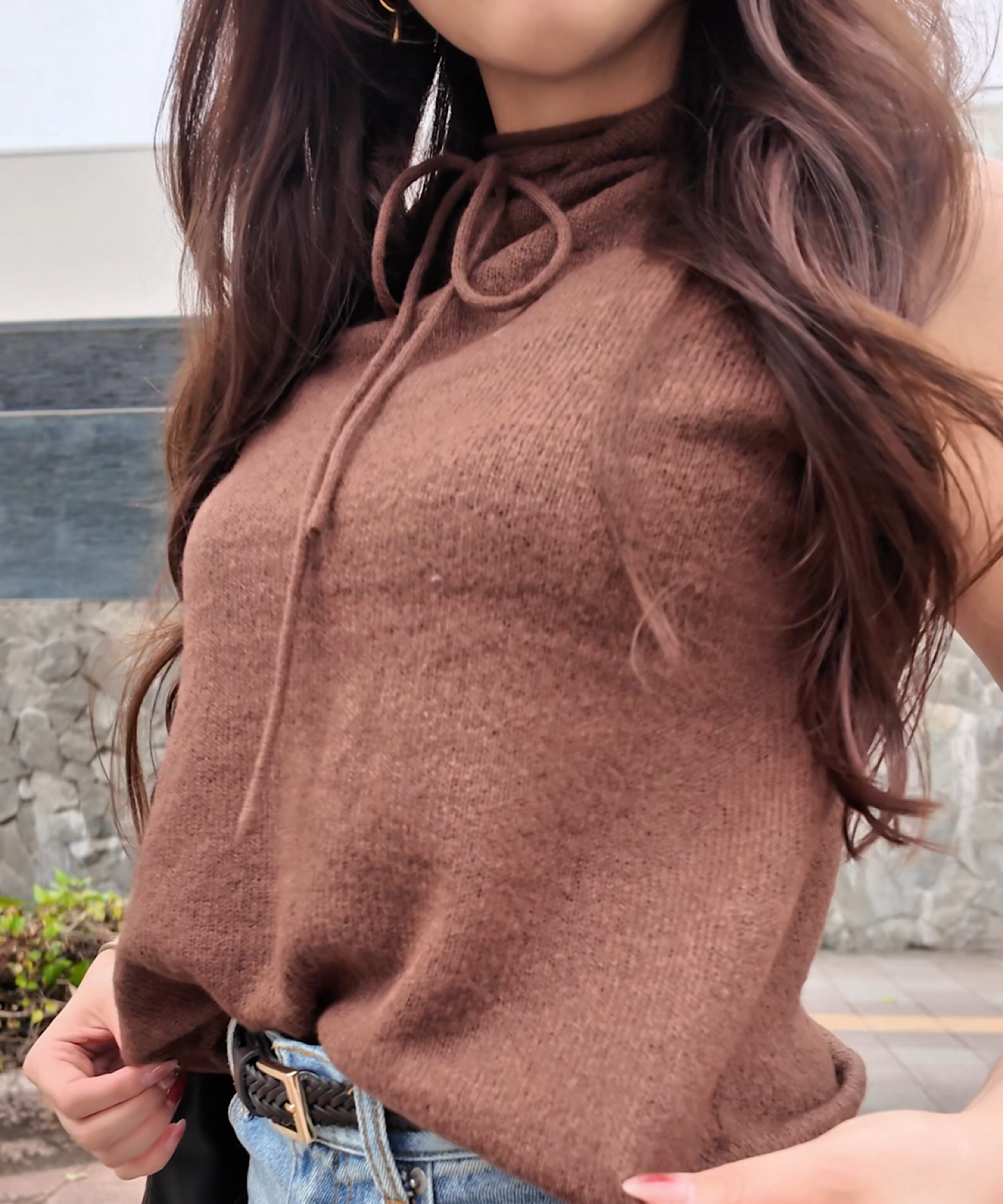 モヘアタートルネックニットビスチェ/*公式限定