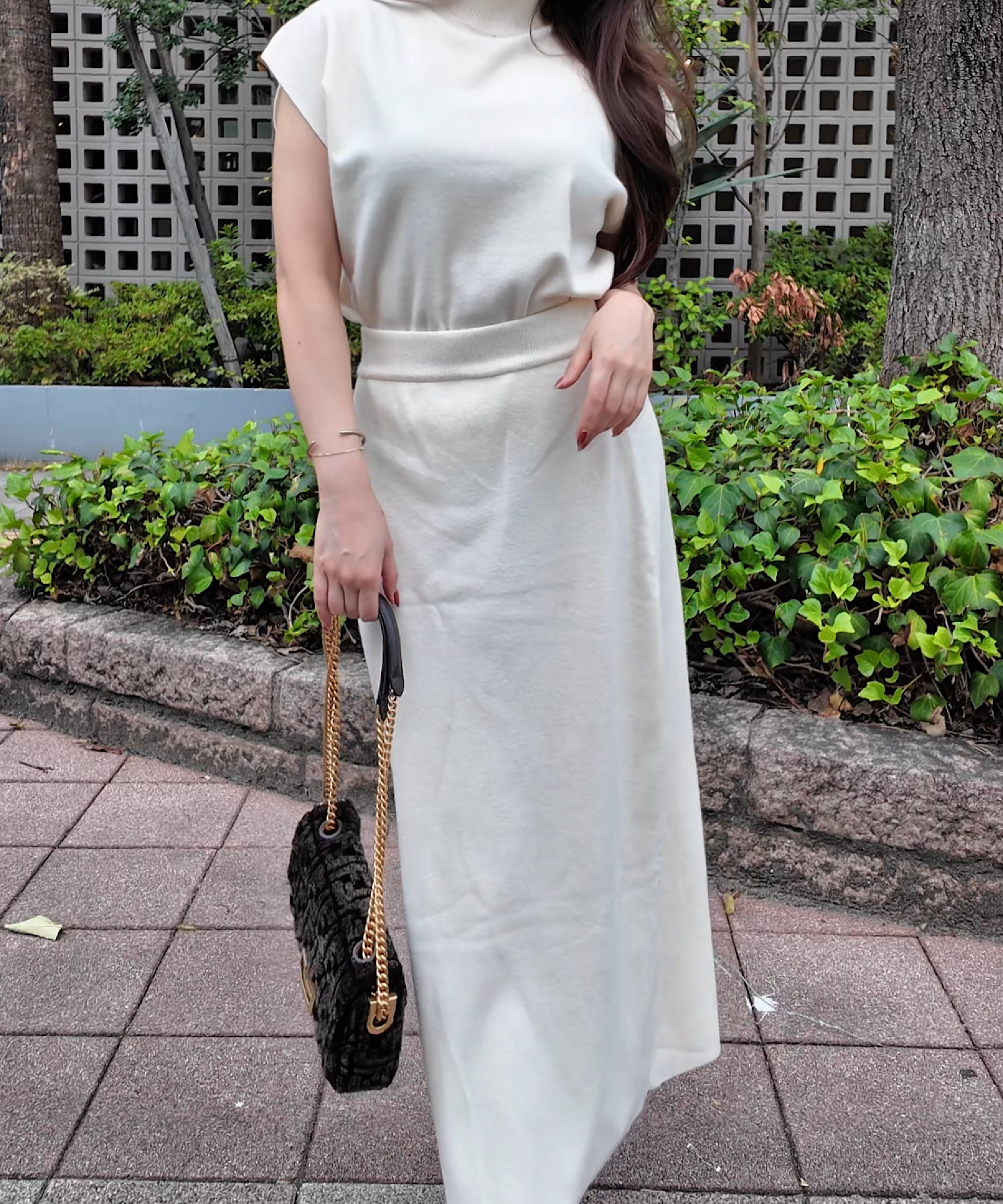 ハイネックニットスカートセット/こんな気温差にちょうどいいニットセット