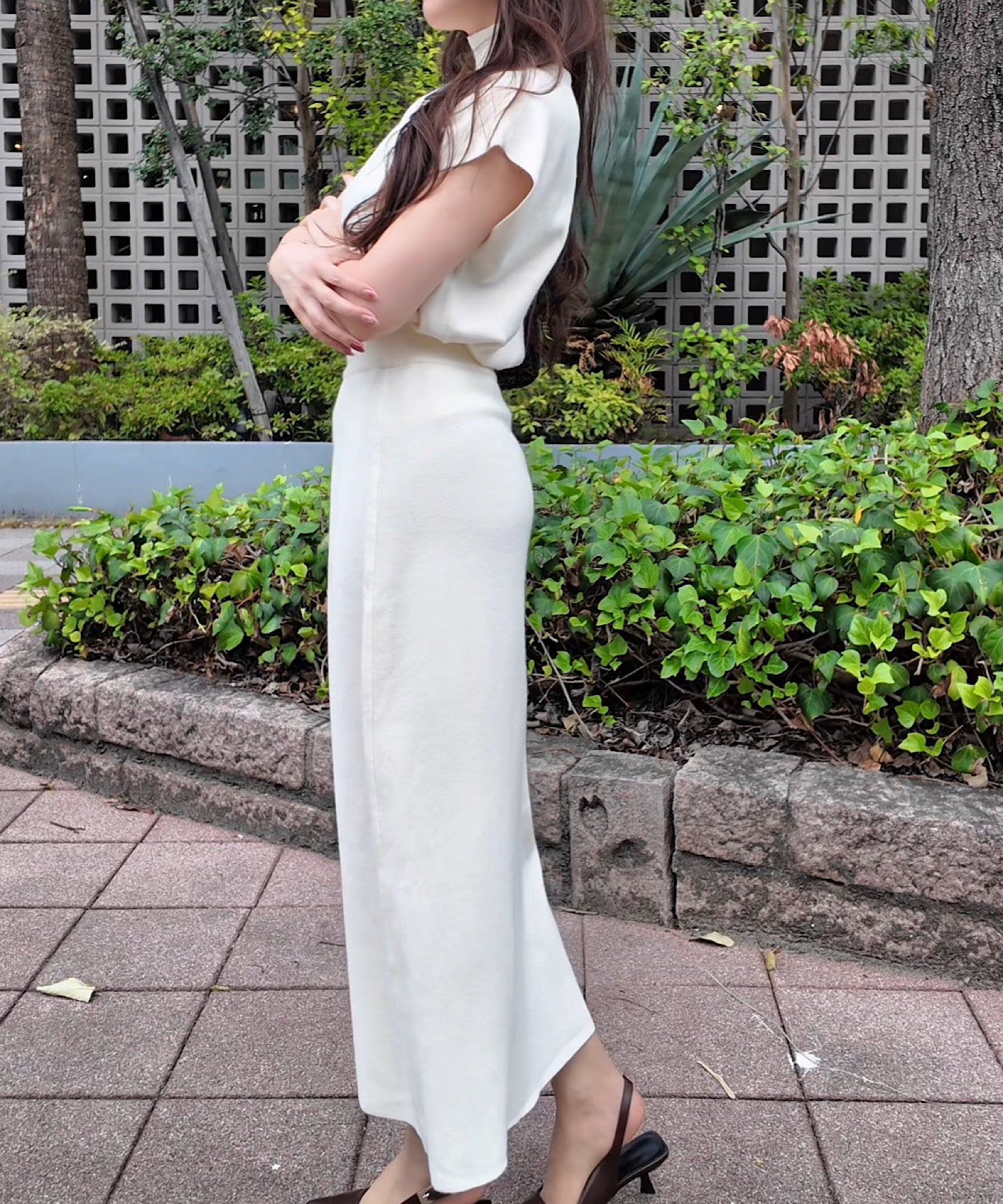 ハイネックニットスカートセット/こんな気温差にちょうどいいニットセット