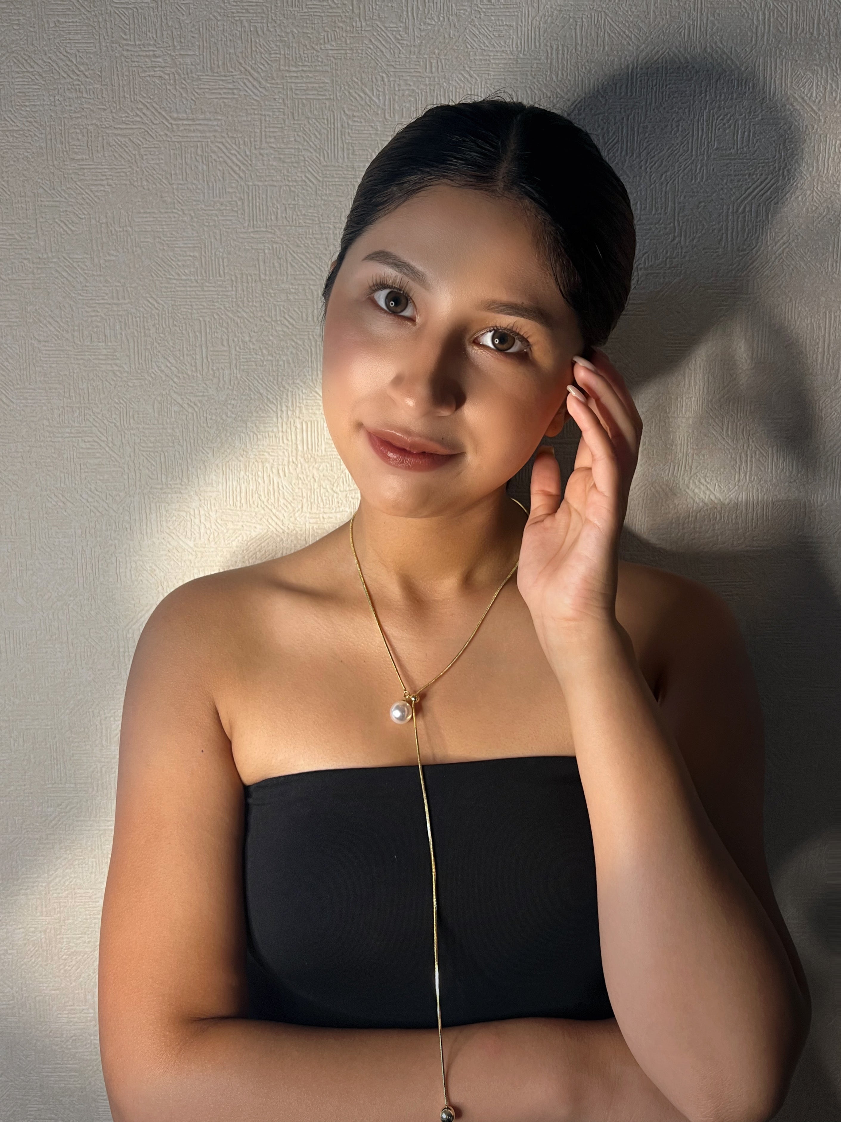 パールスライダーネックレス