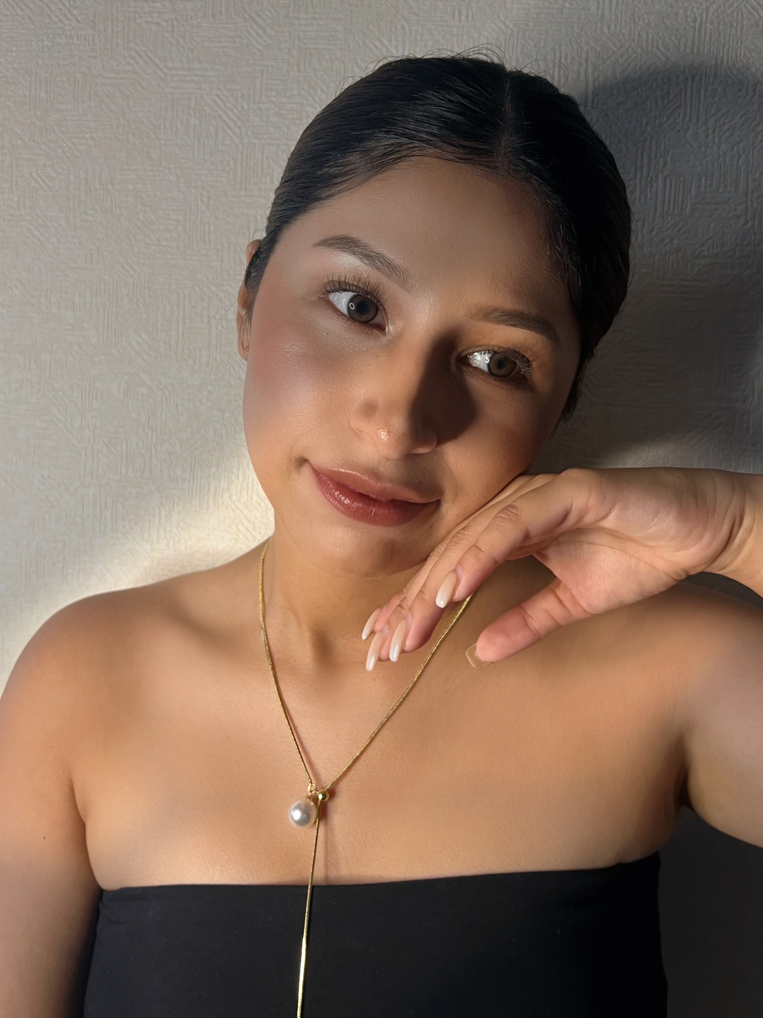 パールスライダーネックレス