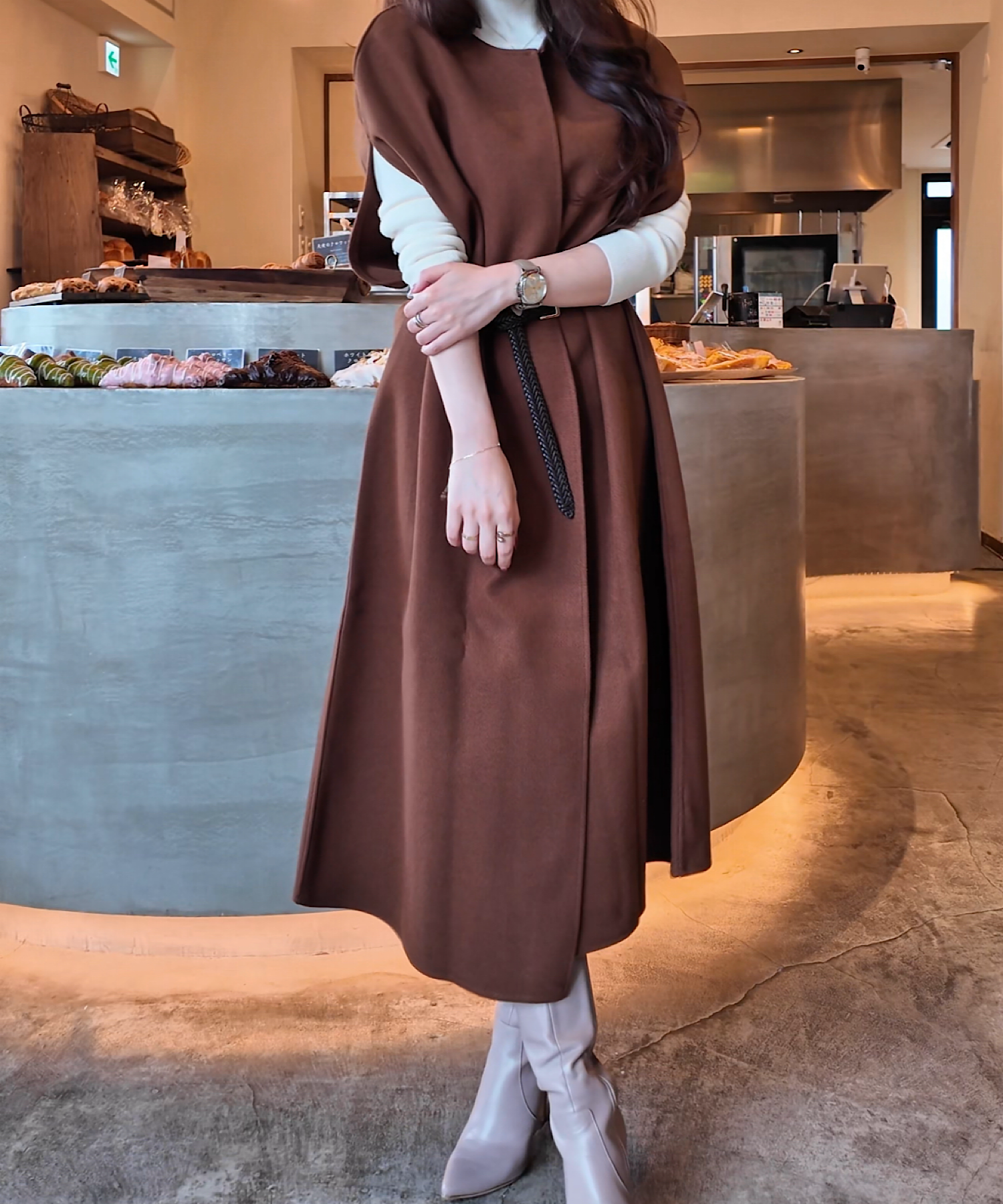 オープンマントロングベスト