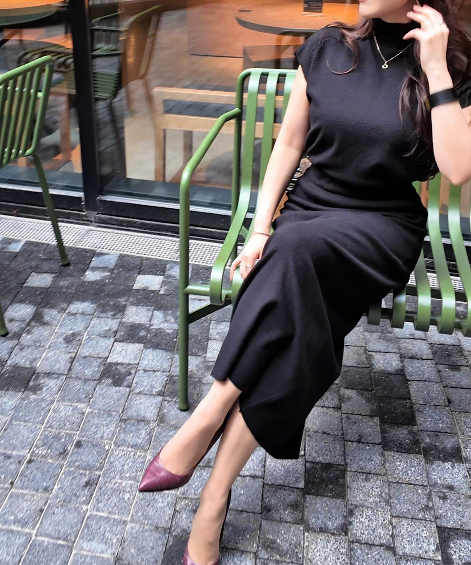 ハイネックニットスカートセット/こんな気温差にちょうどいいニットセット