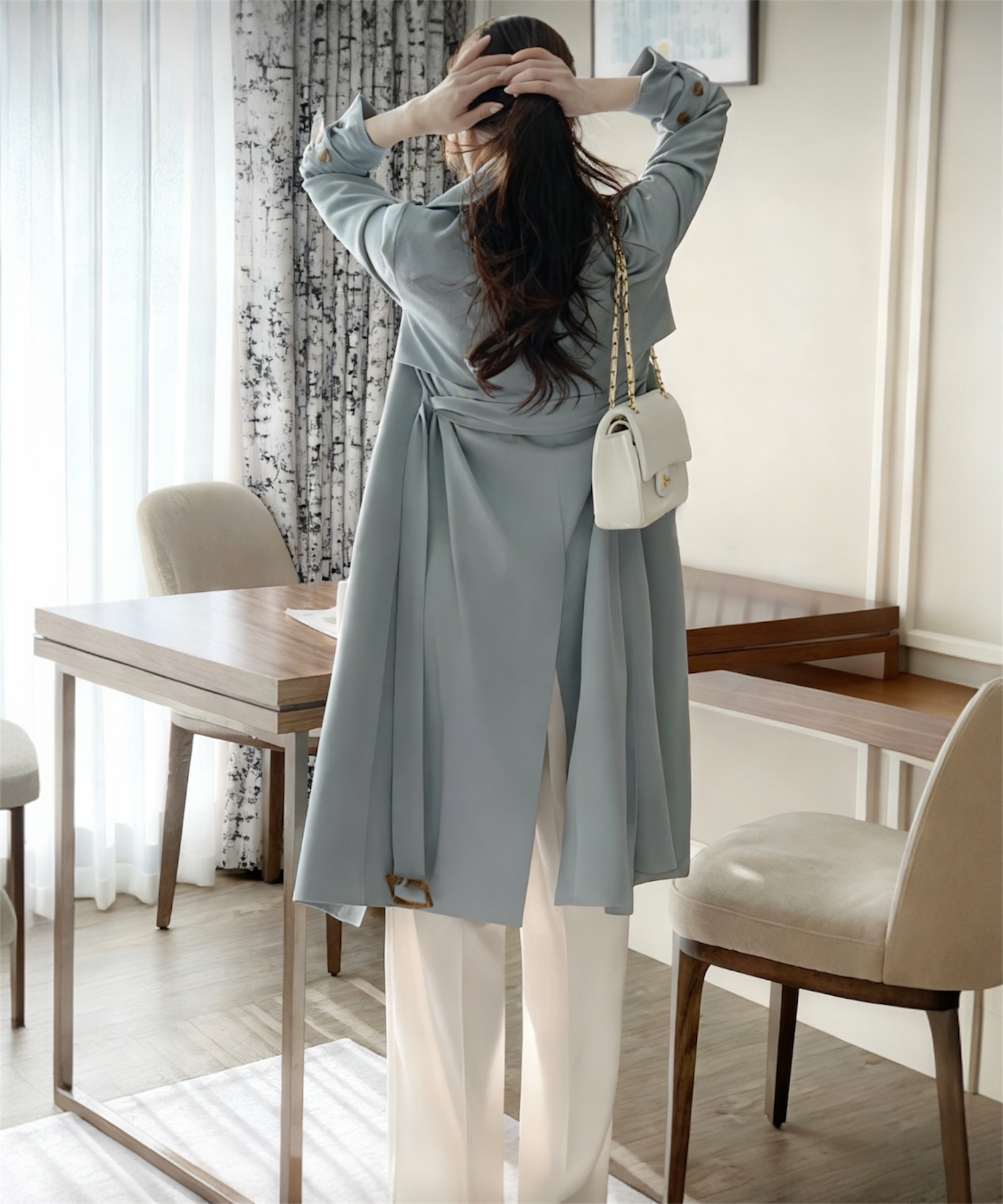 ニュアンスドレス トレンチコート