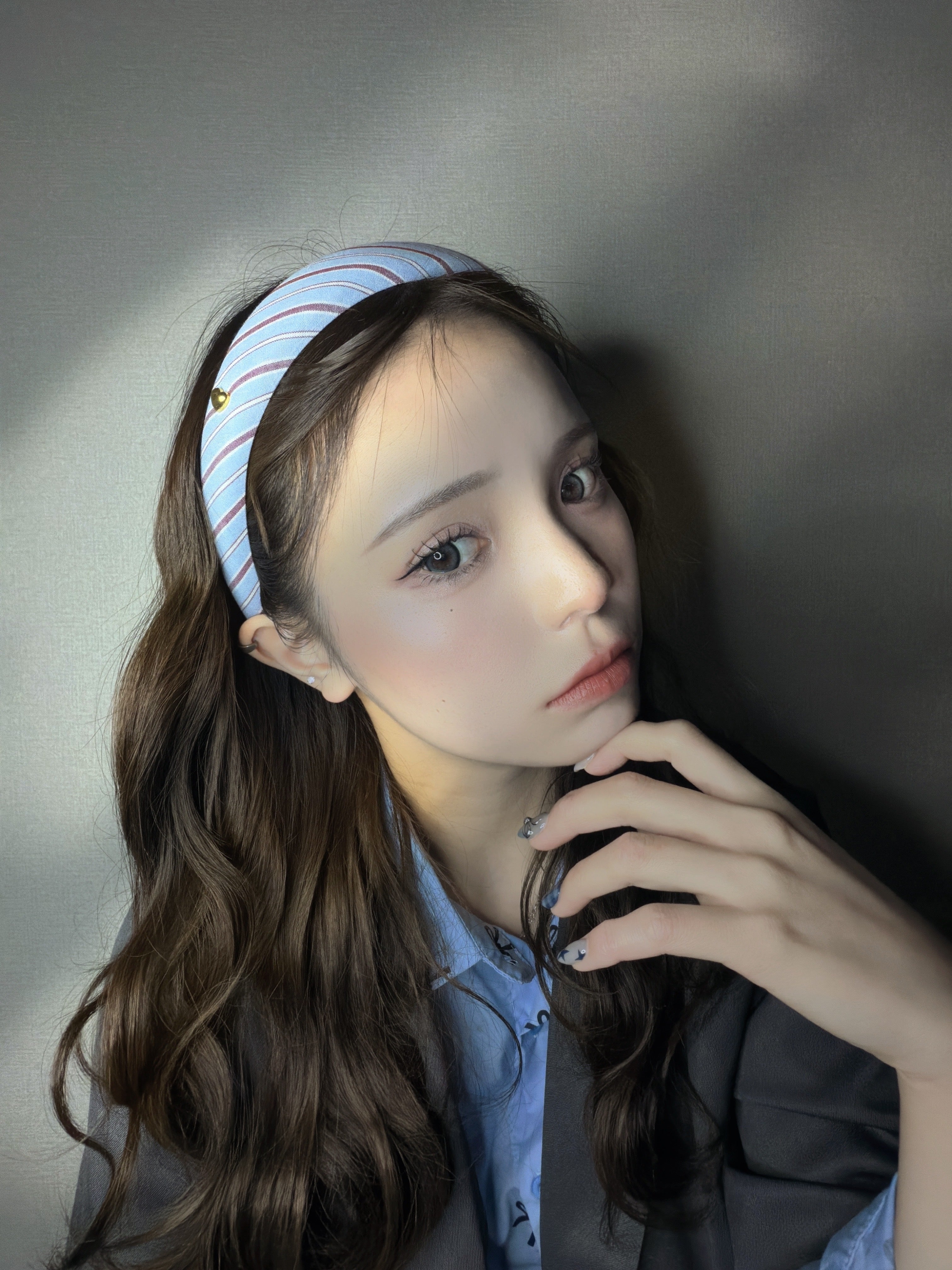 チェックストライプカチューシャ– THEO accessory collection –