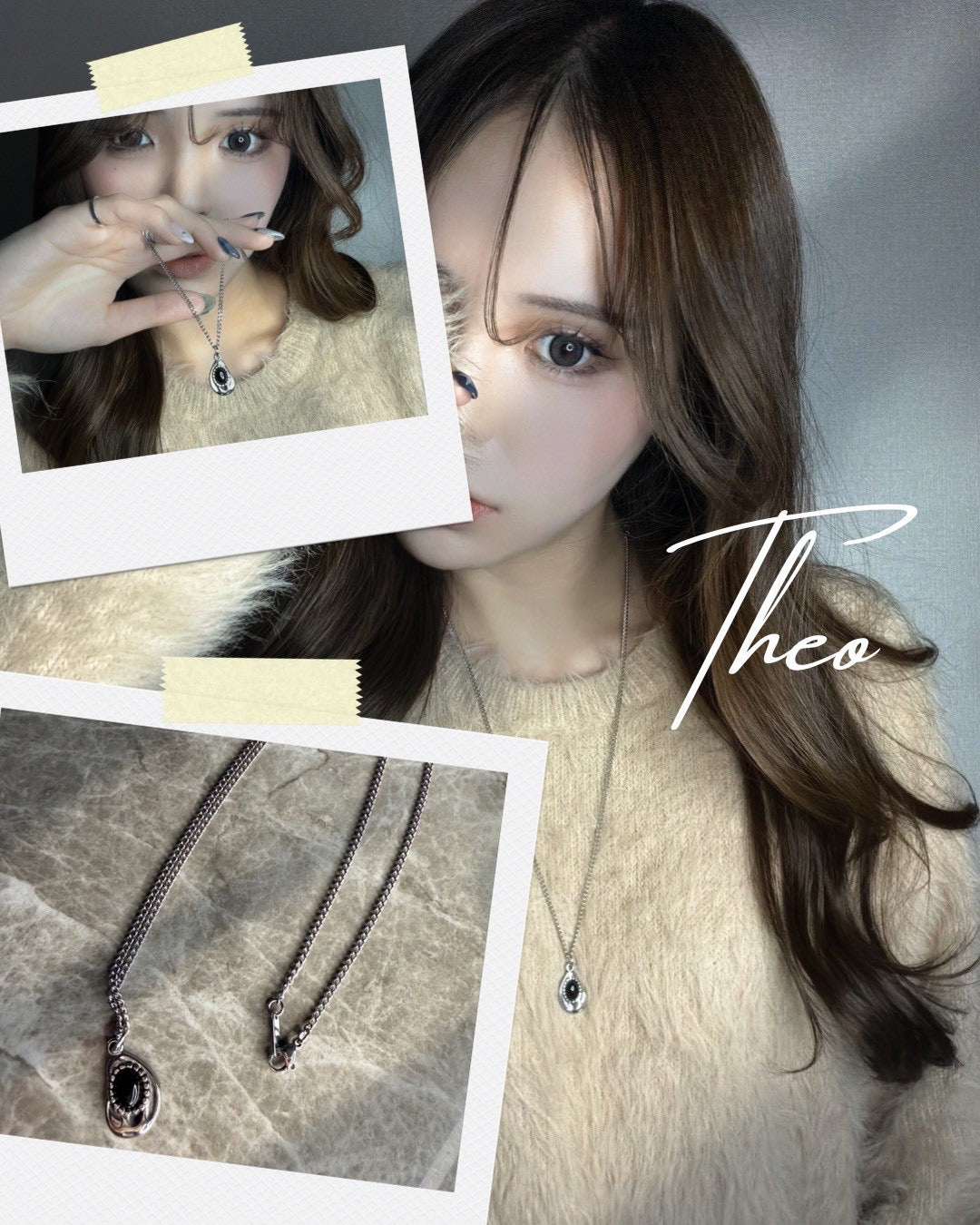ブラックドロップ 316Lサージカルネックレス– THEO accessory collection –