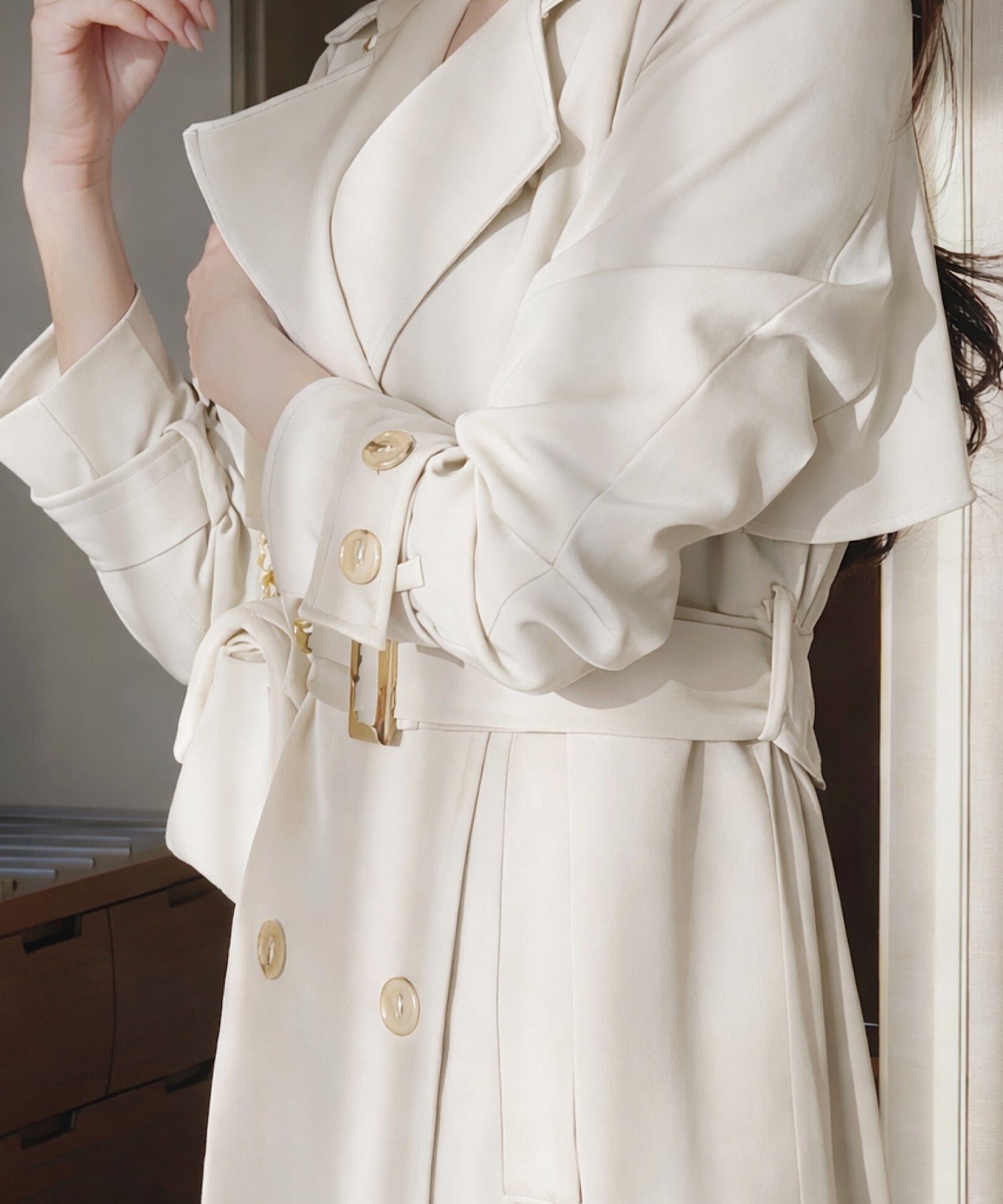 ニュアンスドレス トレンチコート