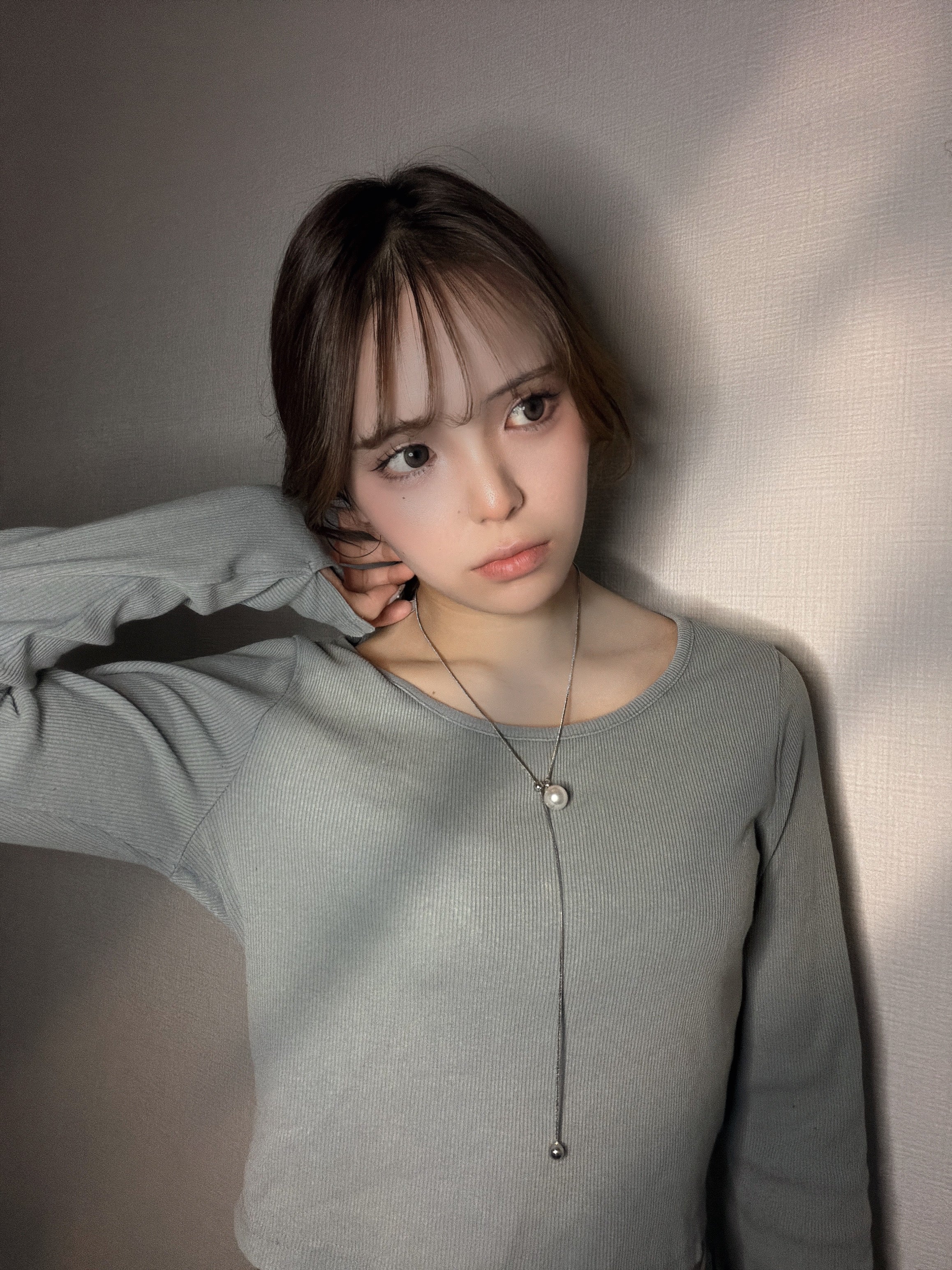 パールスライダーネックレス