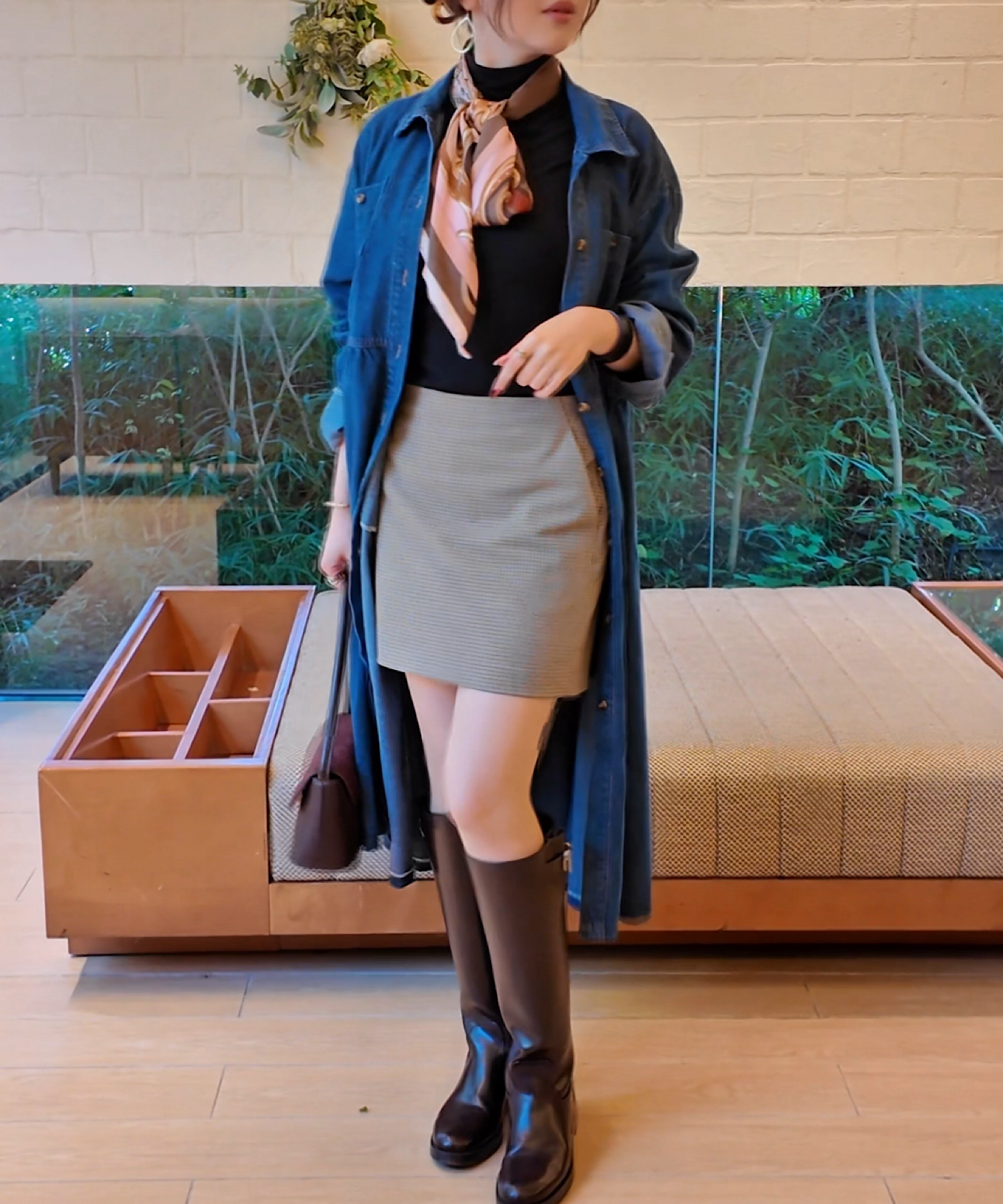 ロングデニムワンピース / *公式限定