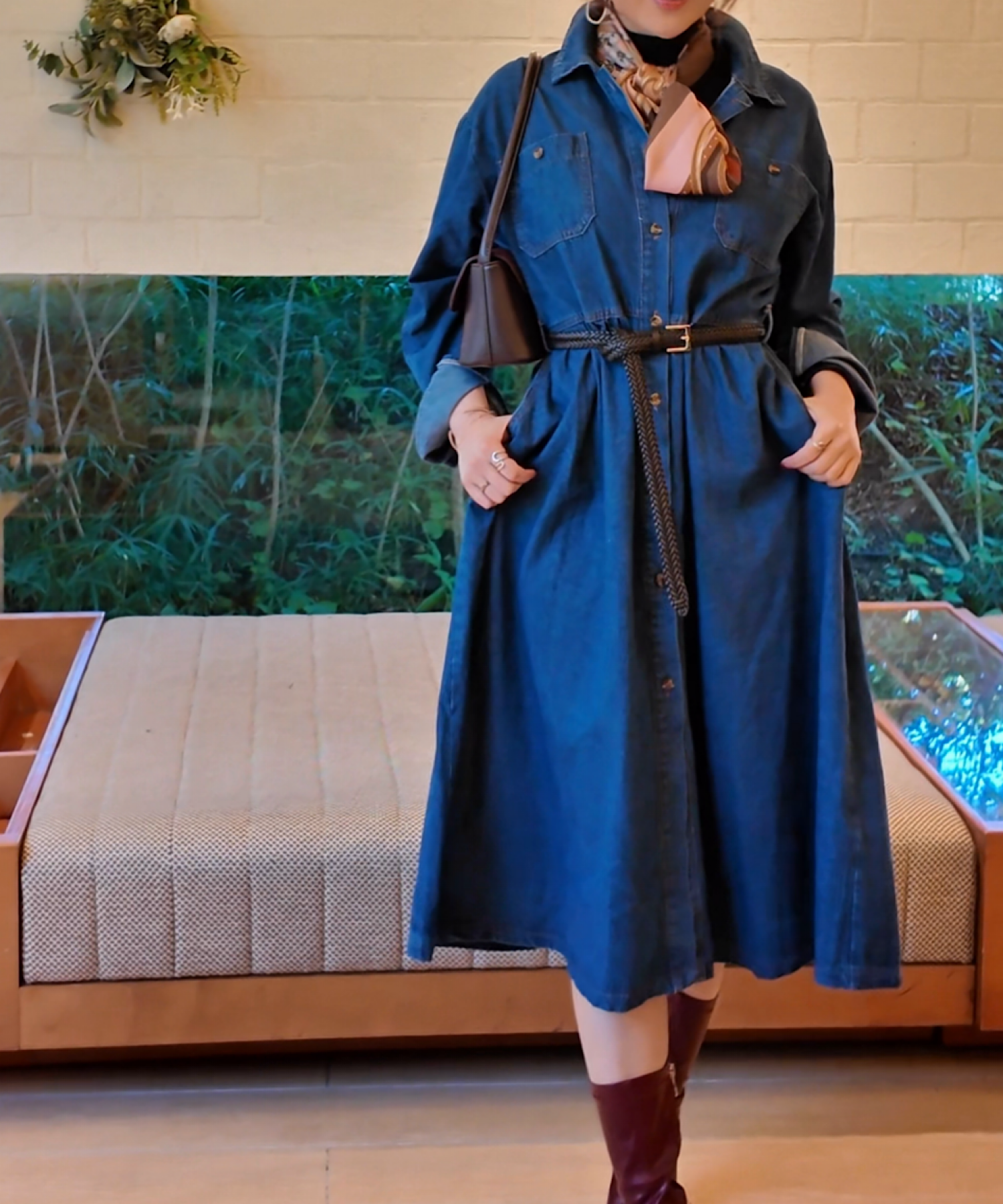 ロングデニムワンピース / *公式限定