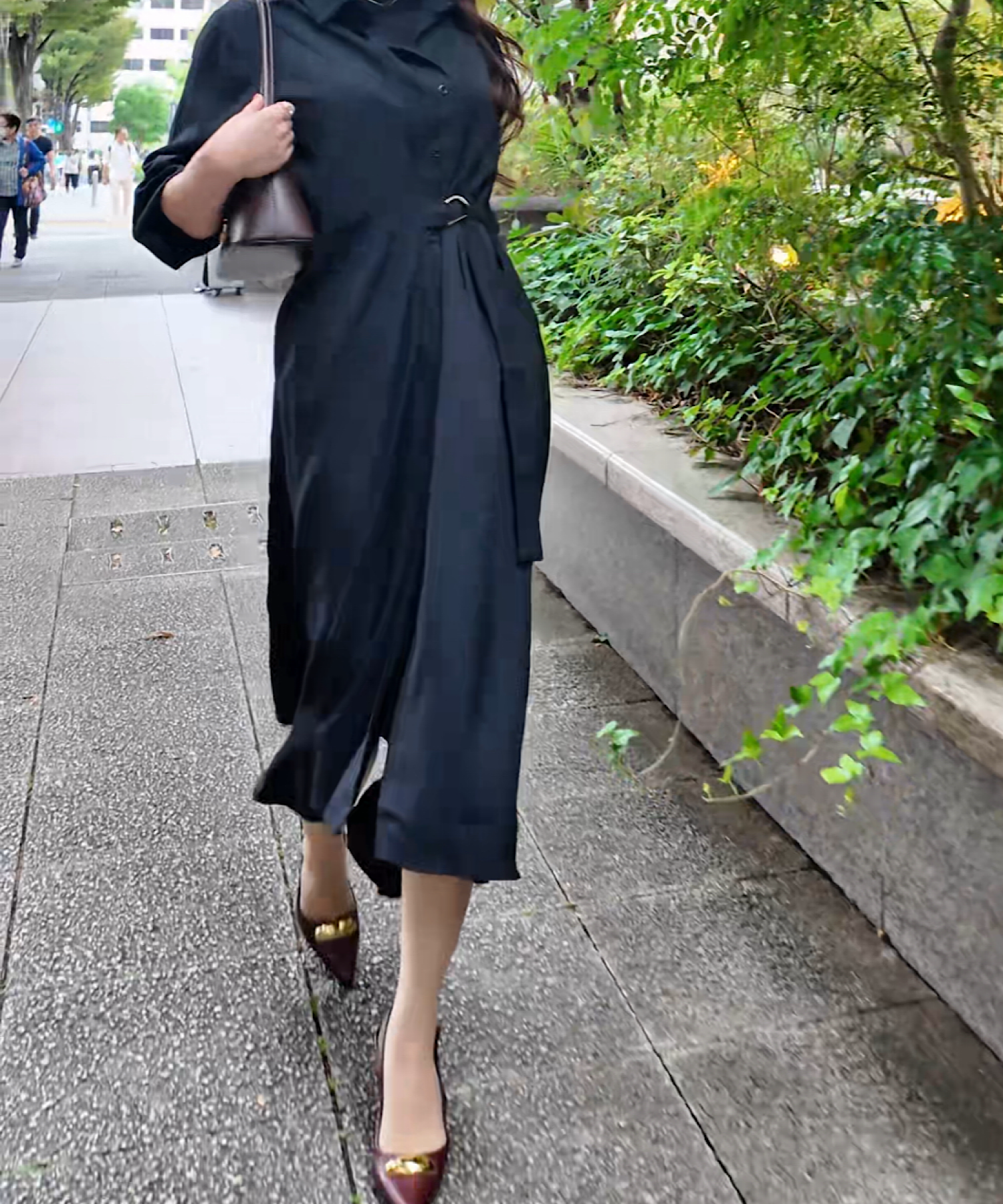 【予約商品】ウェストベルトシャツワンピース/ 様々シーン大活躍アイテム!