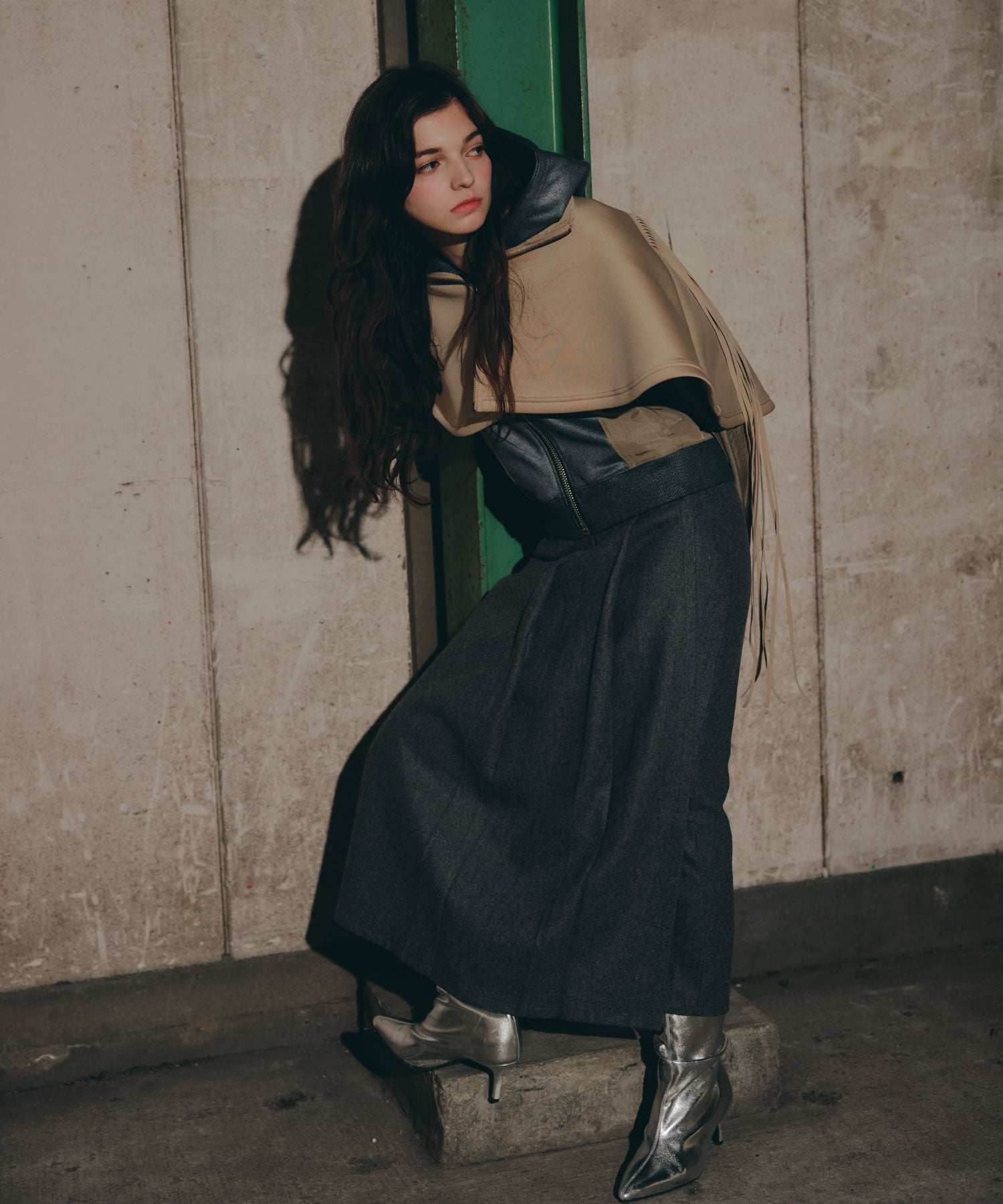 Fringe Cape set up/フリンジケープセットアップ