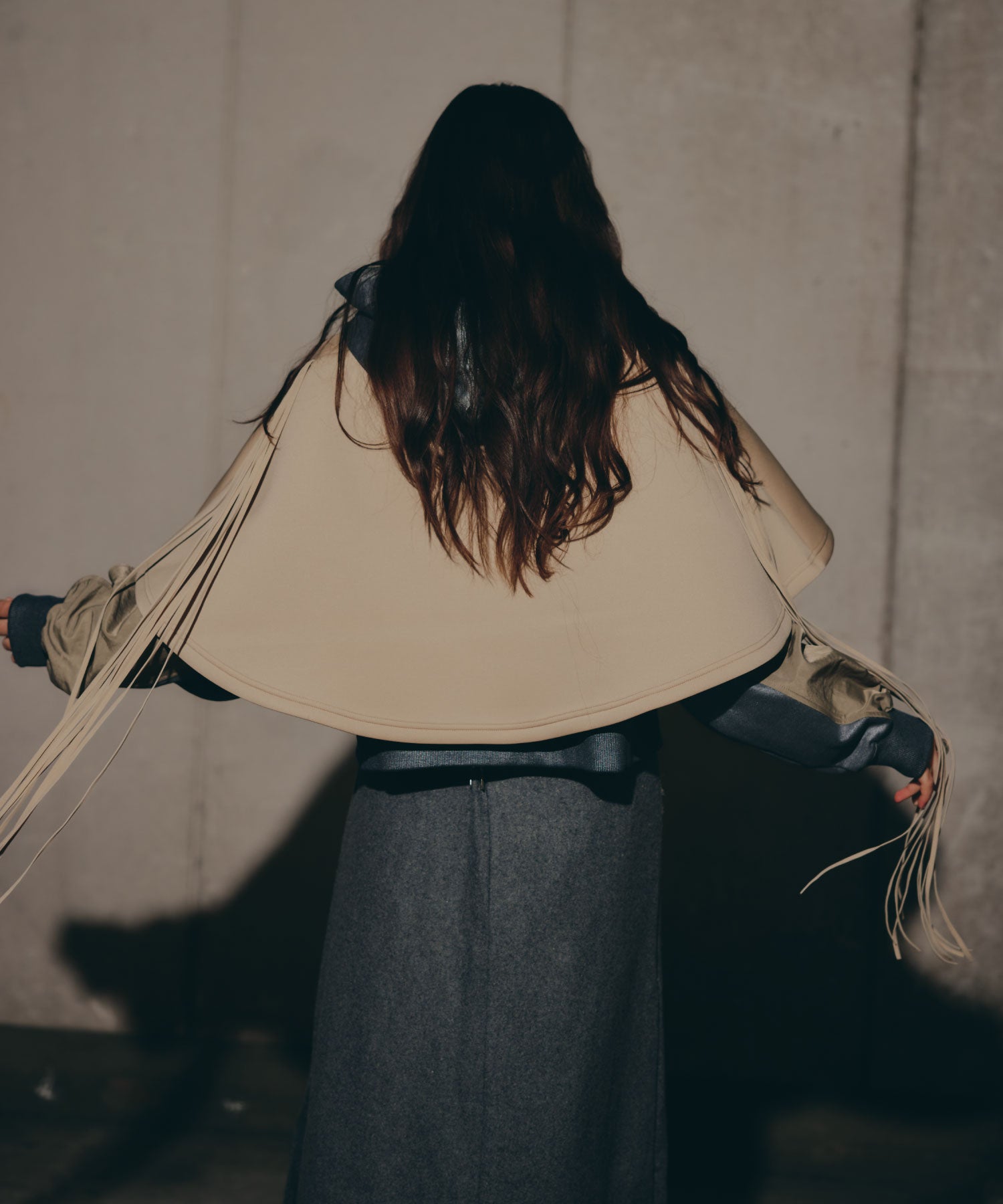 Fringe Cape set up/フリンジケープセットアップ