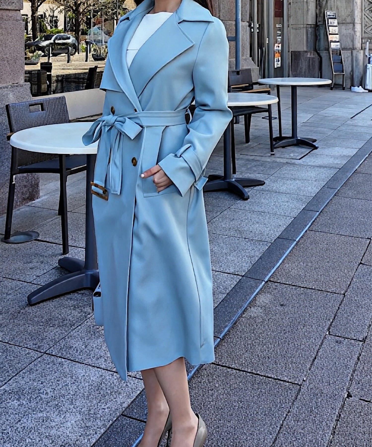 ニュアンスドレス トレンチコート