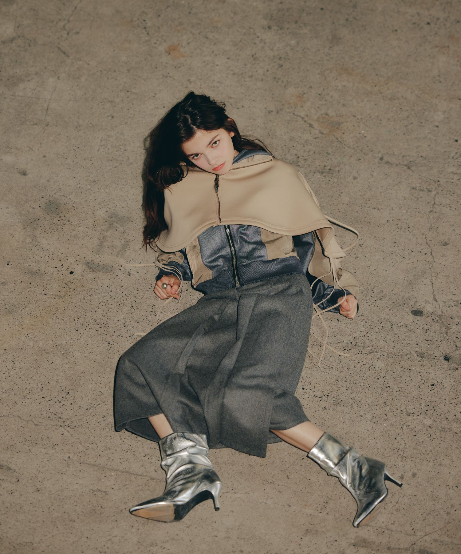 Fringe Cape set up/フリンジケープセットアップ