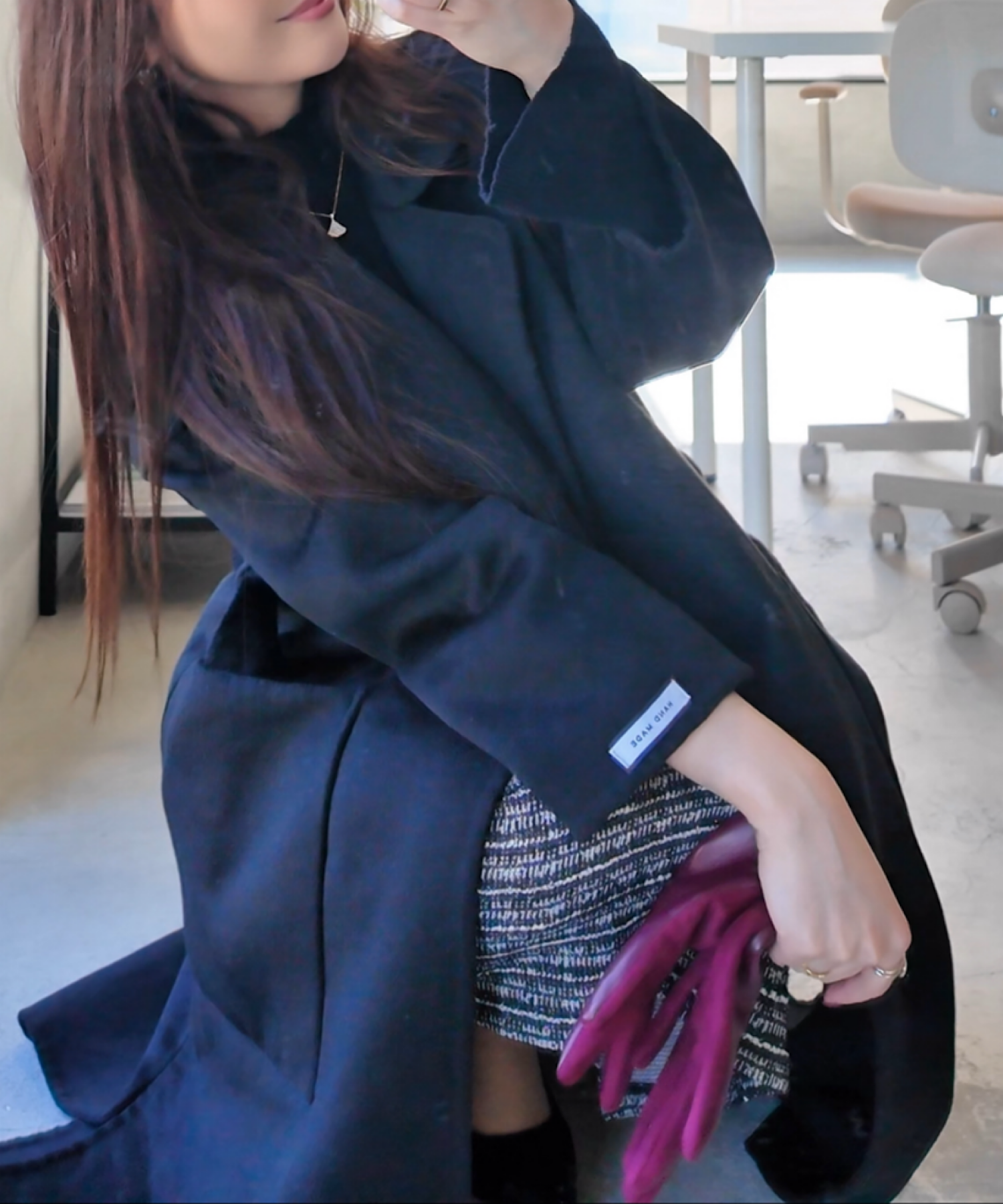 サイドスリットハンドメイドコート【公式限定】