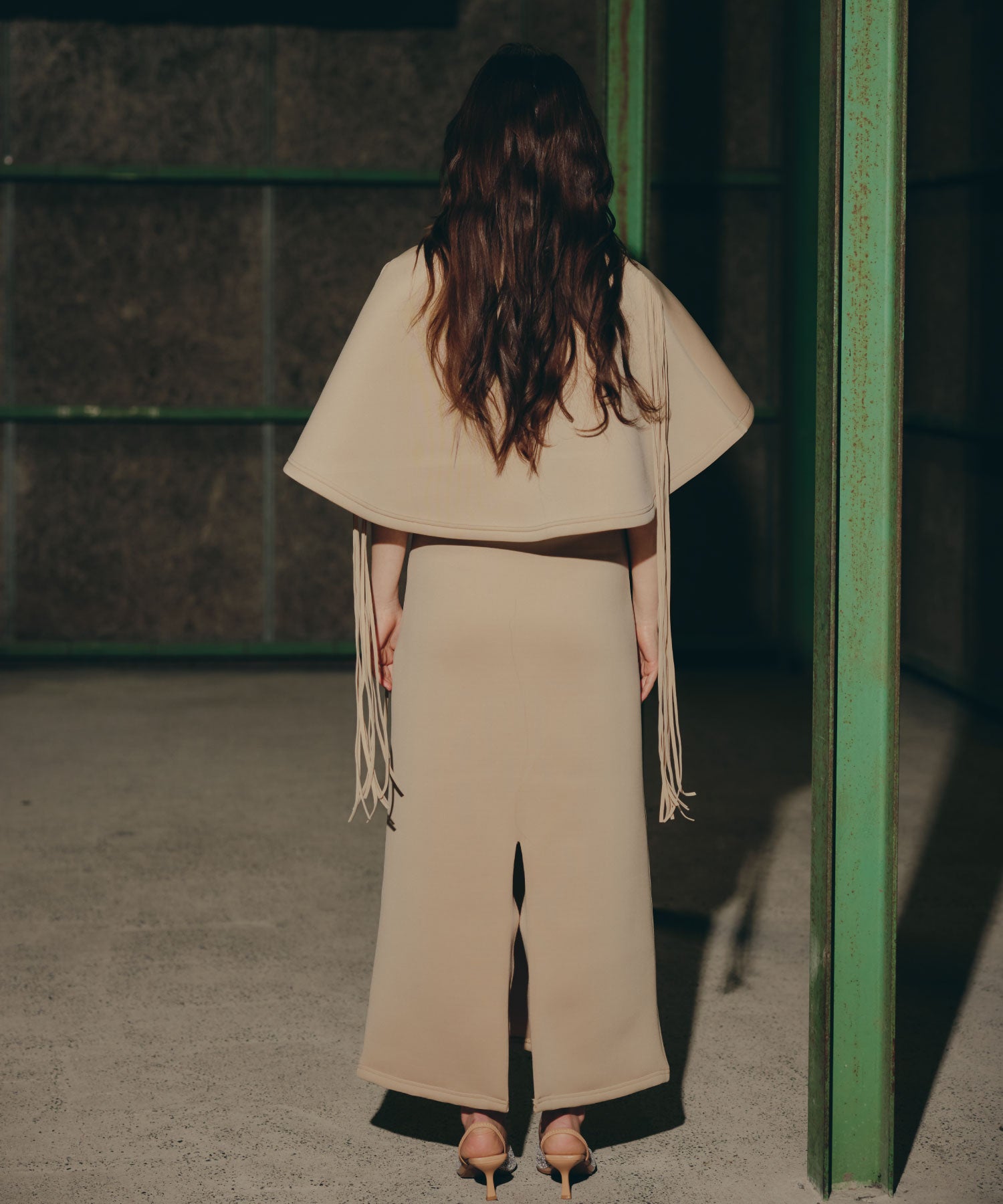 Fringe Cape set up/フリンジケープセットアップ
