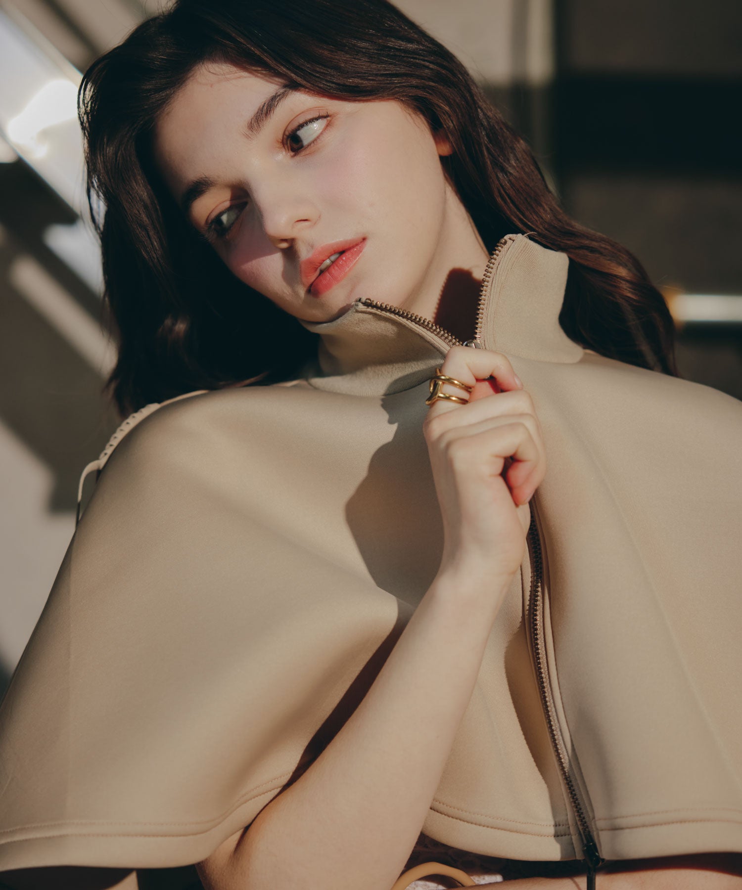 Fringe Cape set up/フリンジケープセットアップ