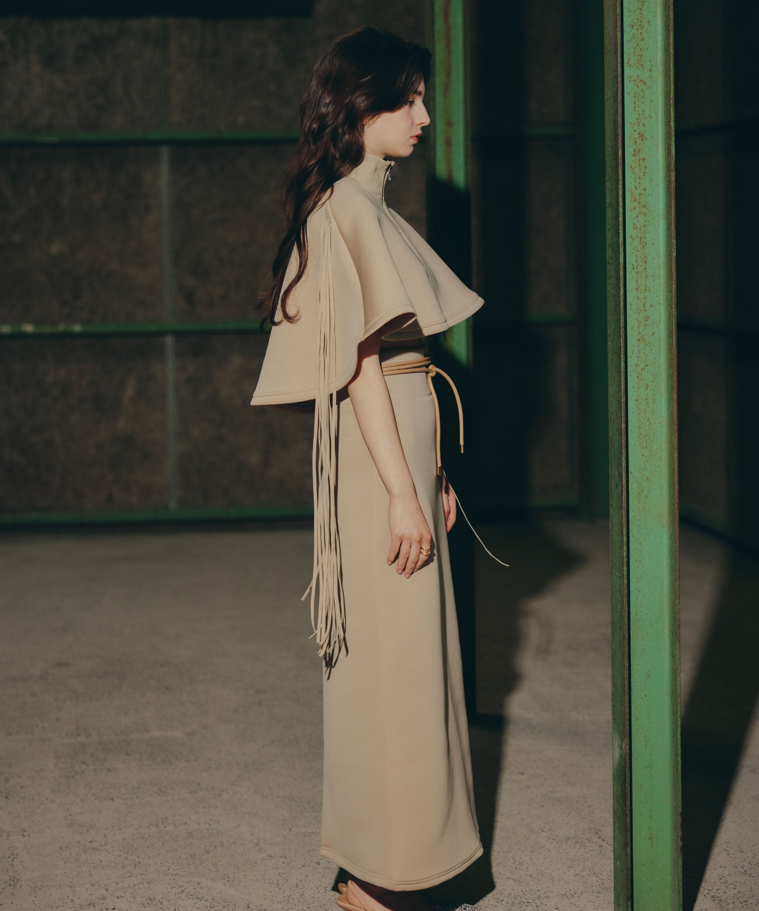Fringe Cape set up/フリンジケープセットアップ