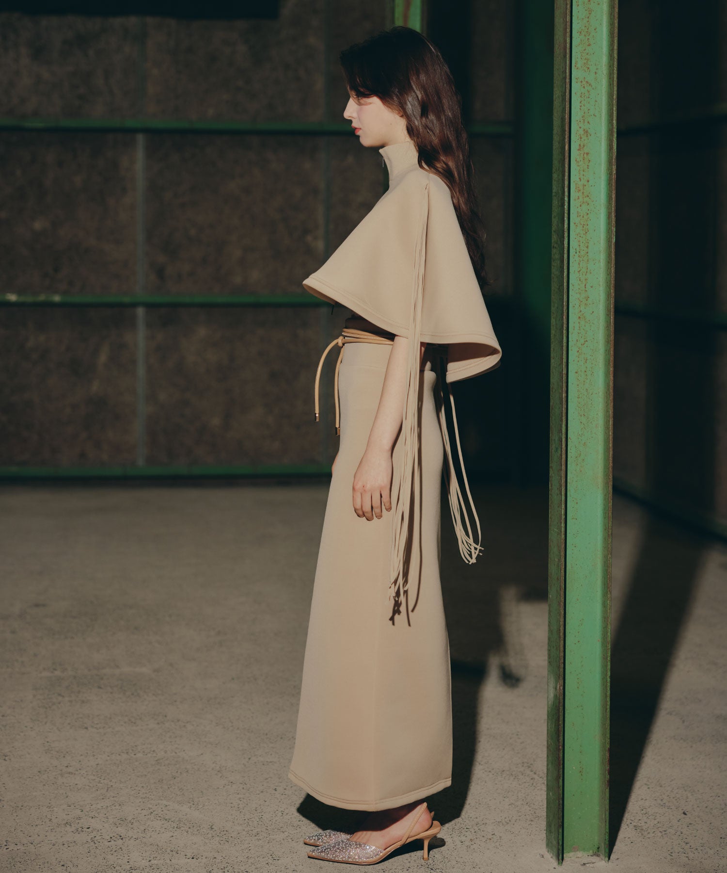 Fringe Cape set up/フリンジケープセットアップ