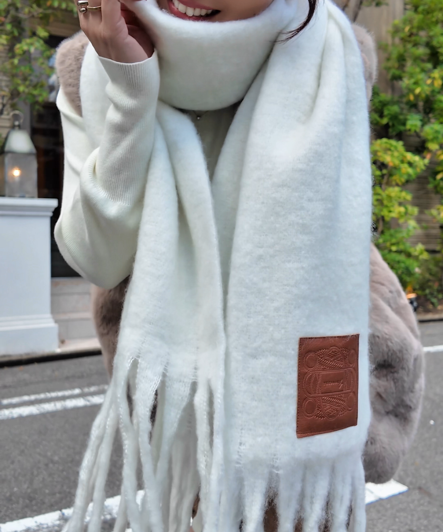 🧣 シグネチャーフリンジストール/Signature Fringe Stole