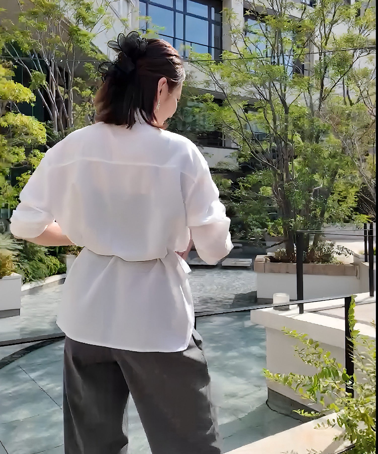 アシンメトリレイヤーシャツ