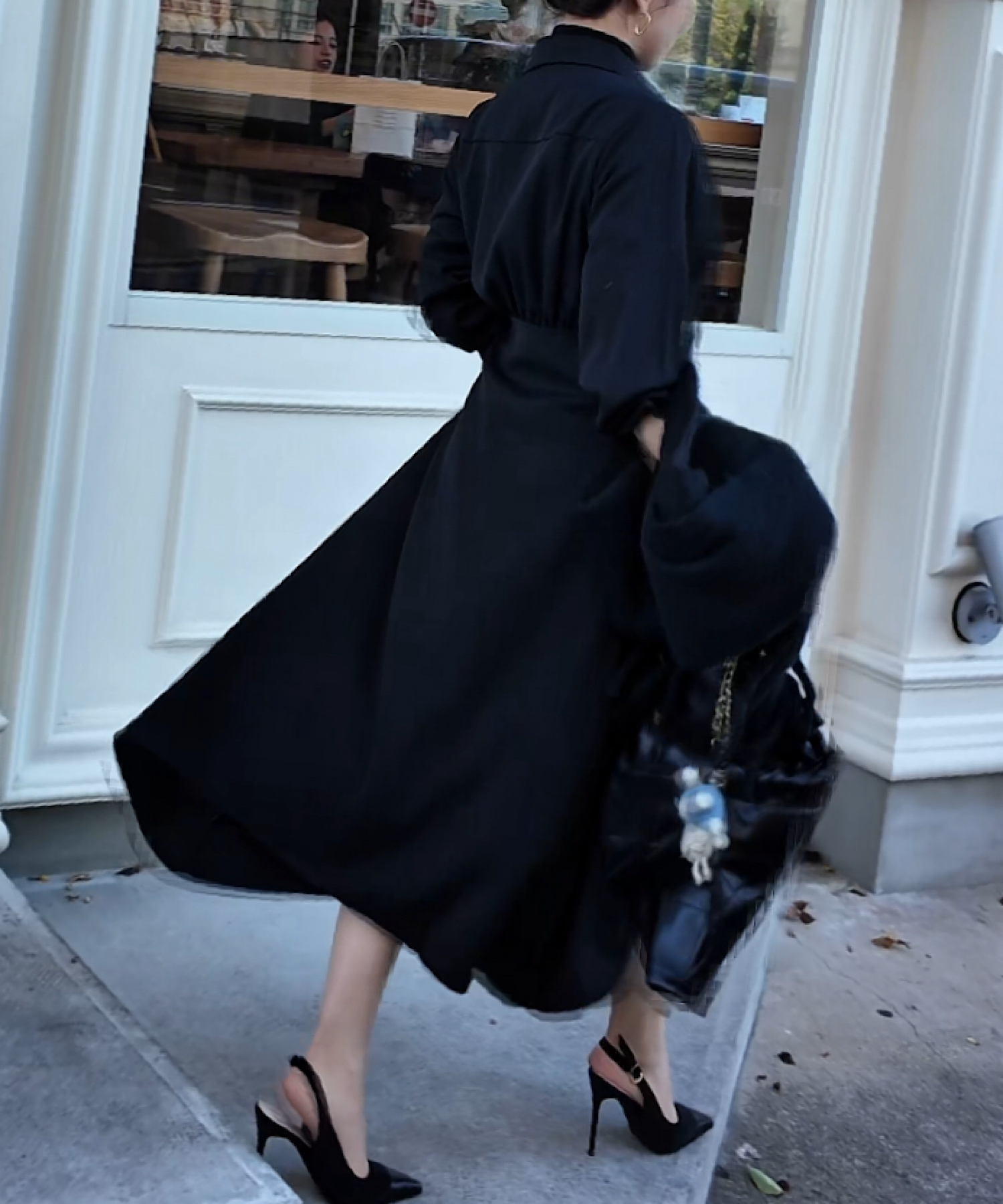 【即納できます♪】ウエストベルトシャツワンピース