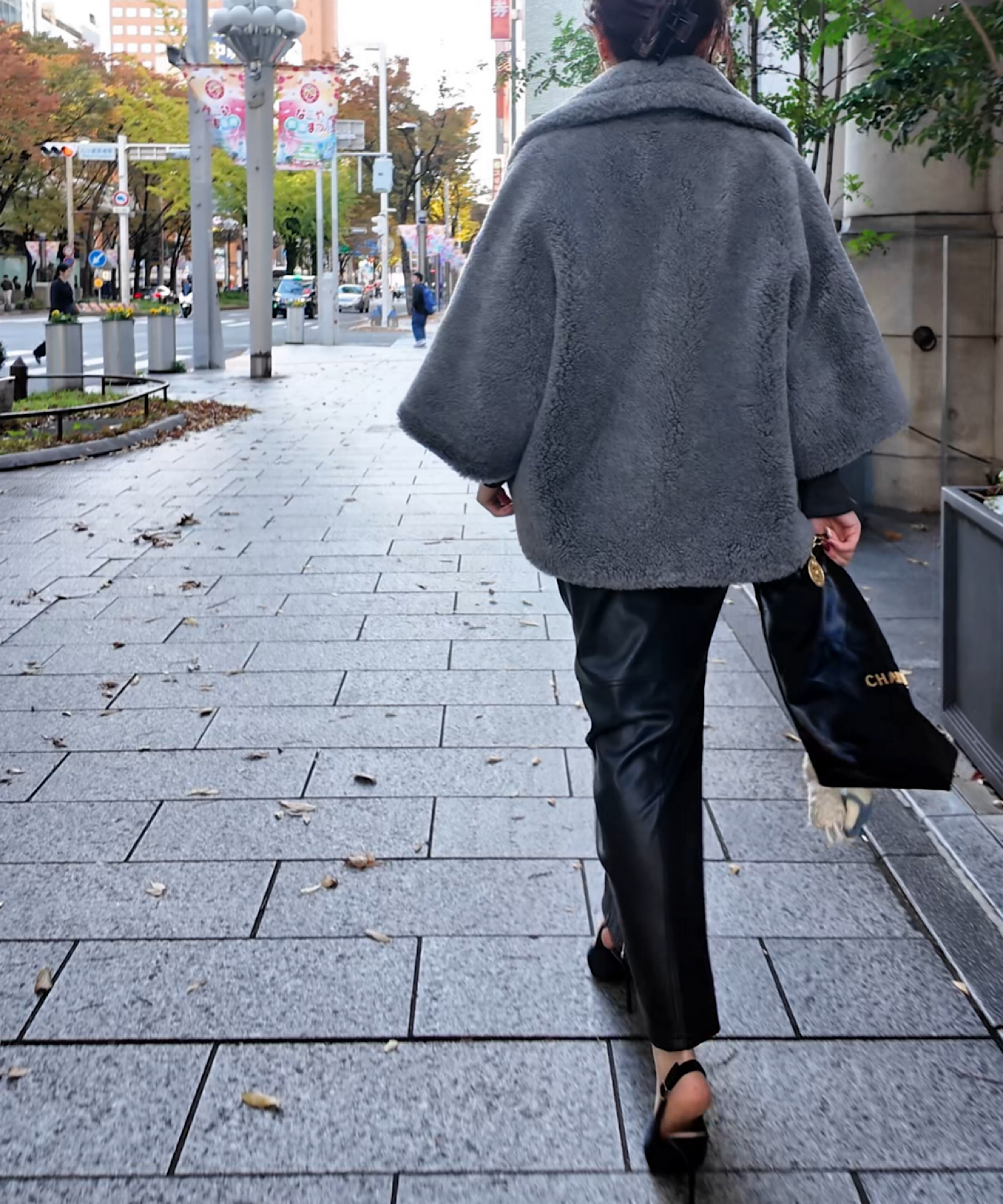 ウールアルパカ ベルスリーブショートコート/Teddy Bell Sleeve ShortCoat