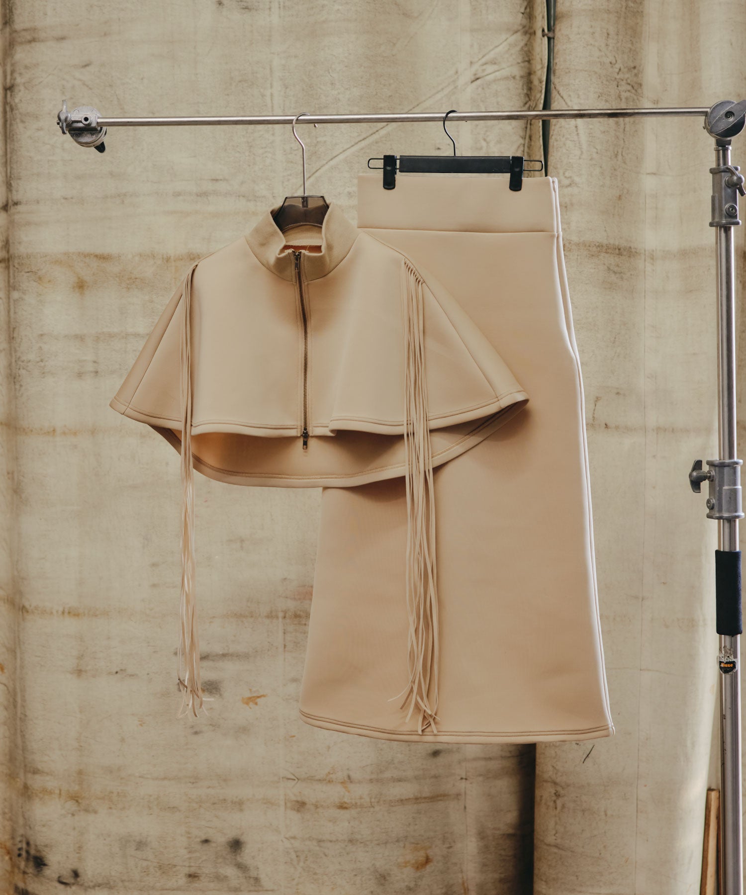 Fringe Cape set up/フリンジケープセットアップ