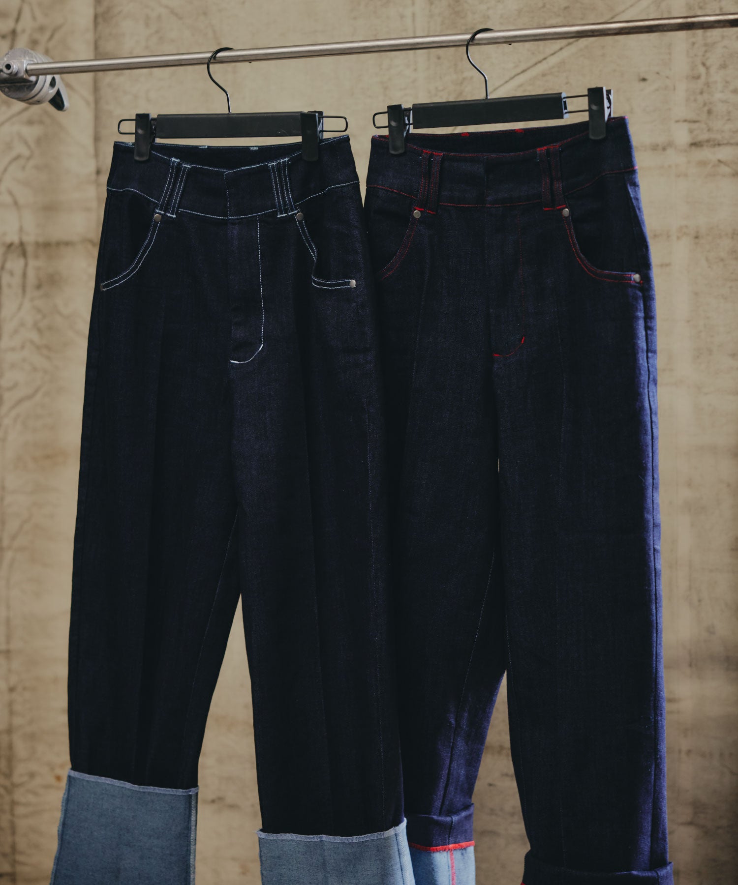 Cuffed Edge Denim/カフド エッジ デニム