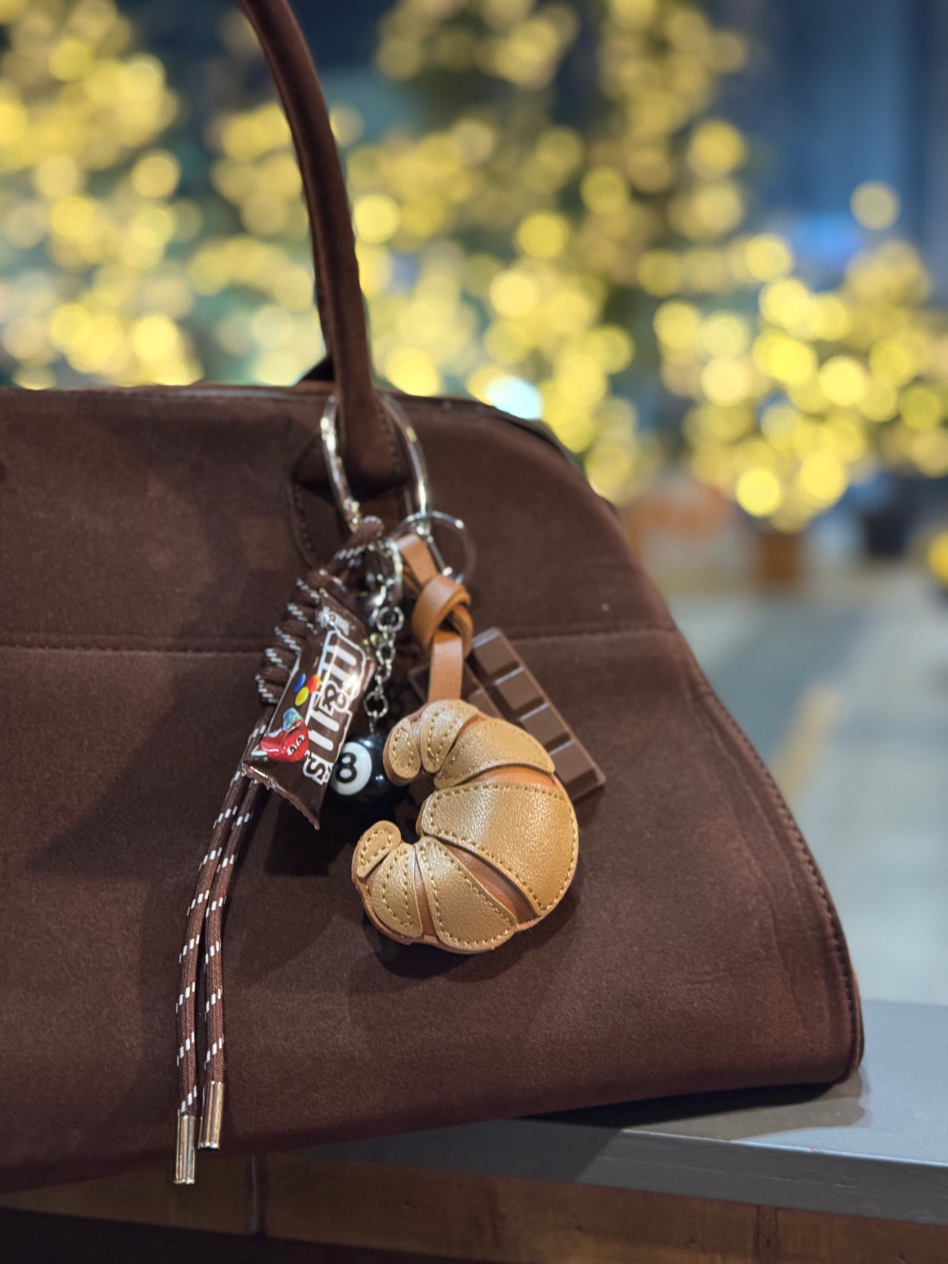 【再販ご予約承り中】ミックスモチーフ バッグ&キーチャーム①【クロワッサン&ホース】