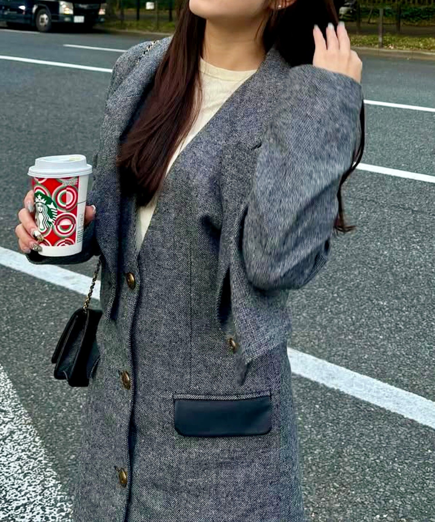 レイヤードセットジャケット