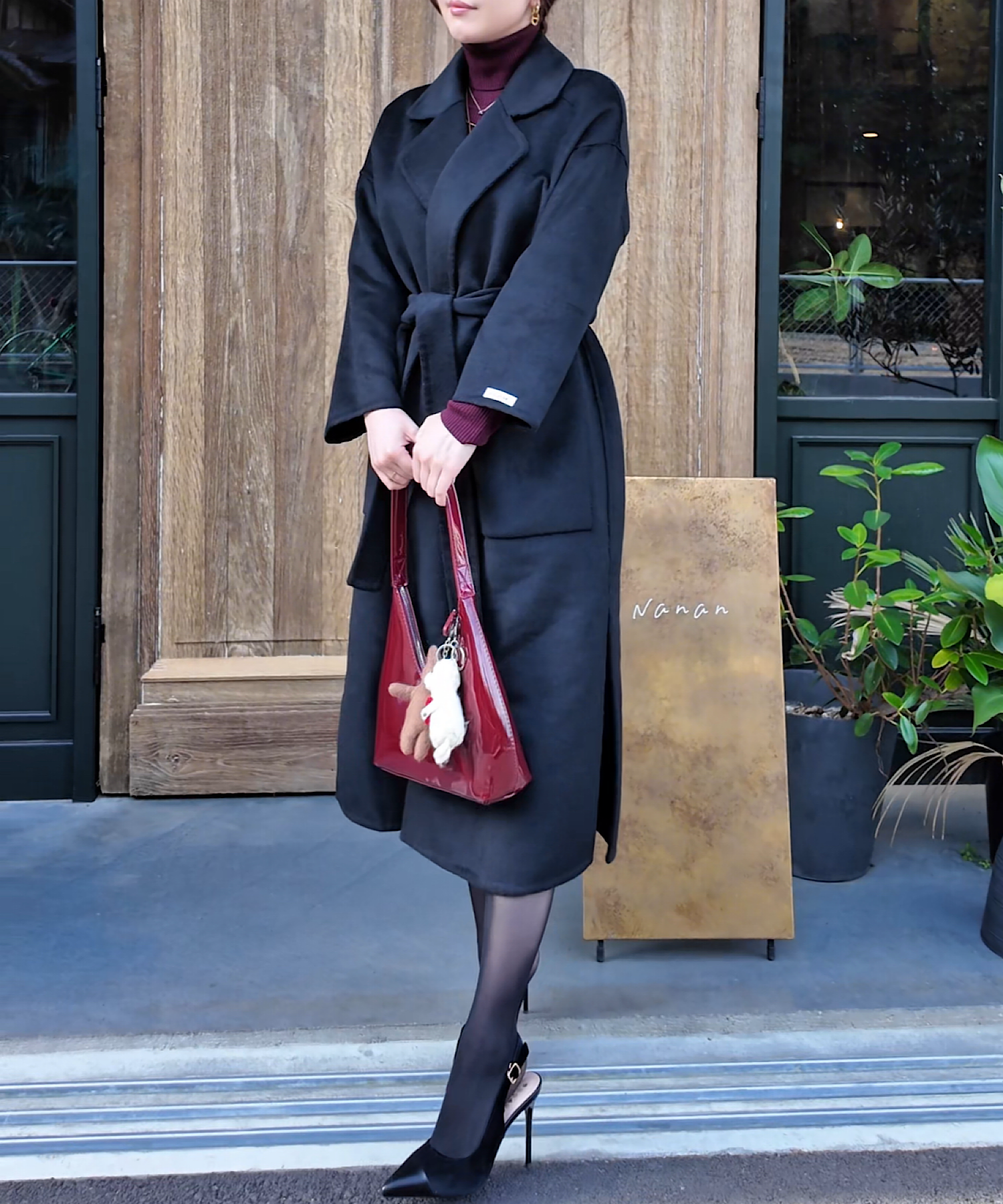 【再販スタート】サイドスリットハンドメイドコート